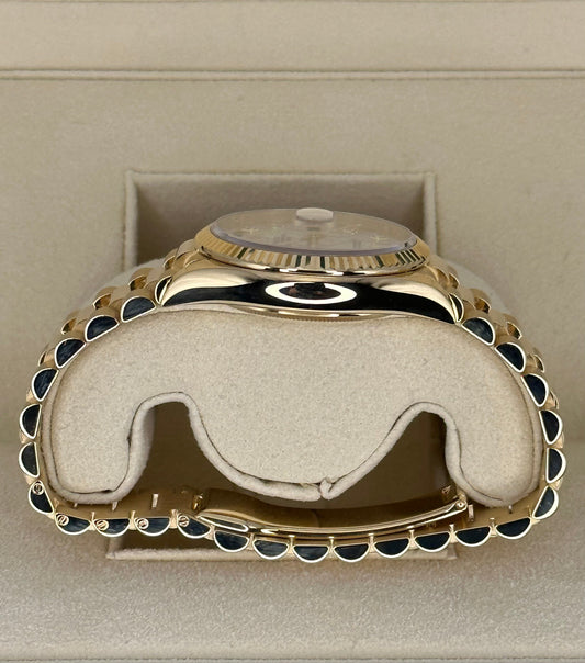 2021 Rolex Day-Date 36mm 128238 Mother of Pearl Diamond Dial - MyWatchLLC