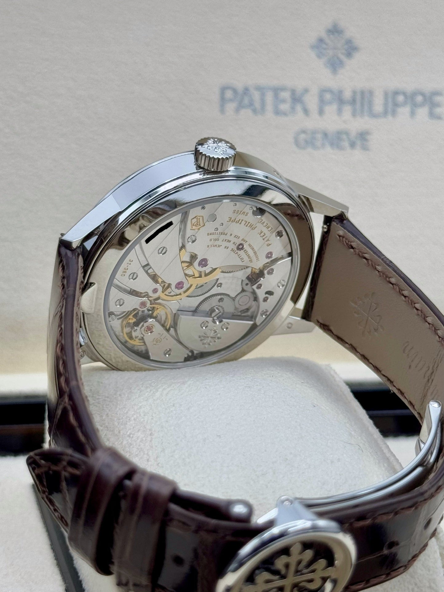 NEW 2024 Patek Philippe 5236P Perpetual Calendar Salmon Dial - MyWatchLLC