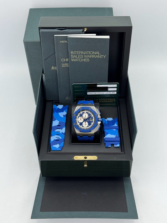 2019 Audemars Piguet Royal Oak Offshore 44mm 26400SO Blue Ceramic - MyWatchLLC