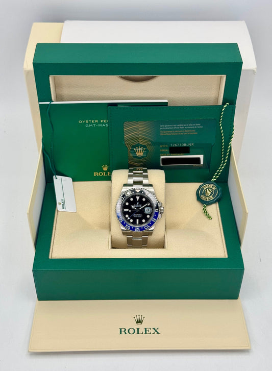2023 Rolex GMT-Master II "Batman" 40mm 126710BLNR Oyster - MyWatchLLC