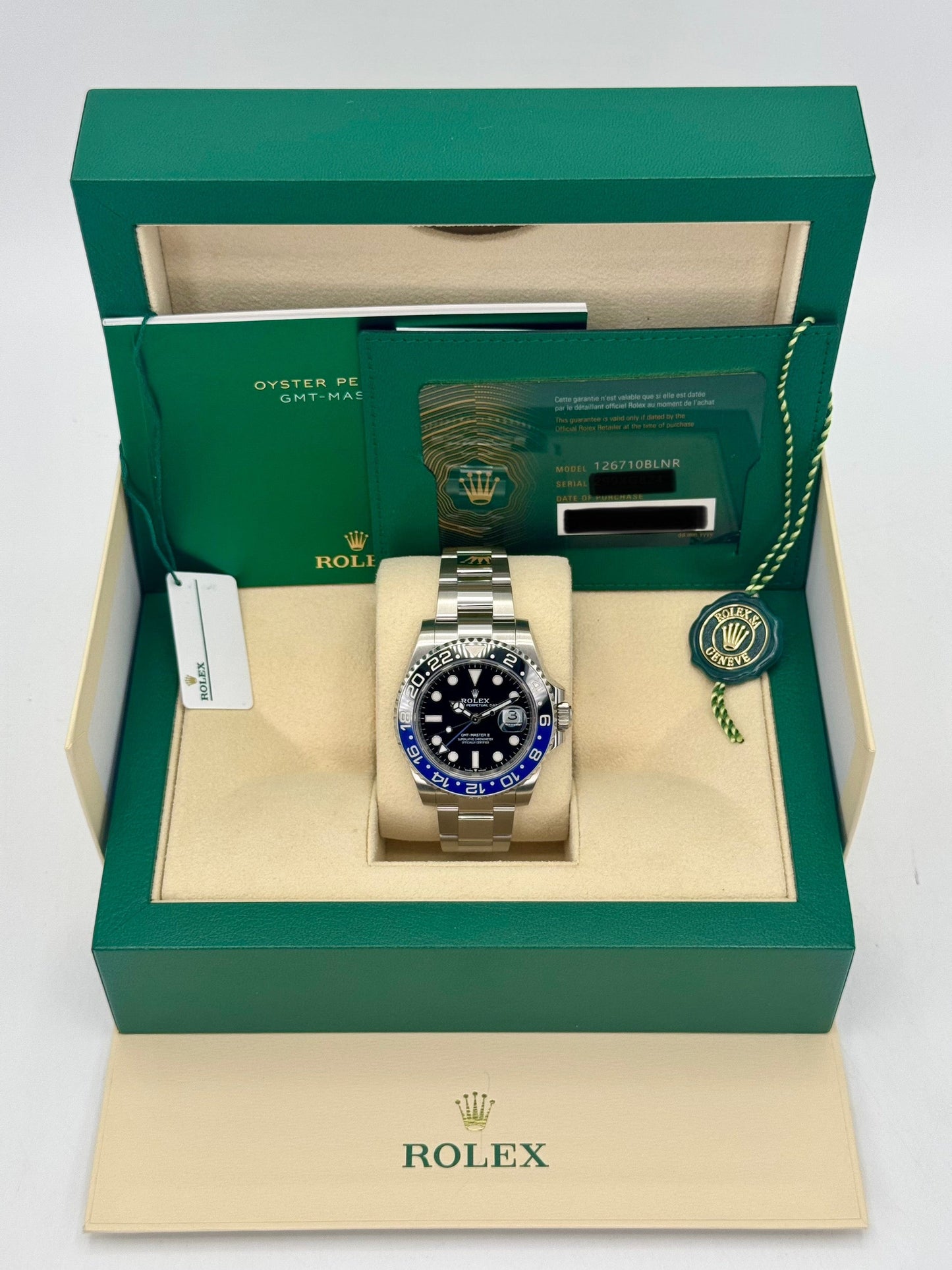 2023 Rolex GMT-Master II "Batman" 40mm 126710BLNR Oyster - MyWatchLLC