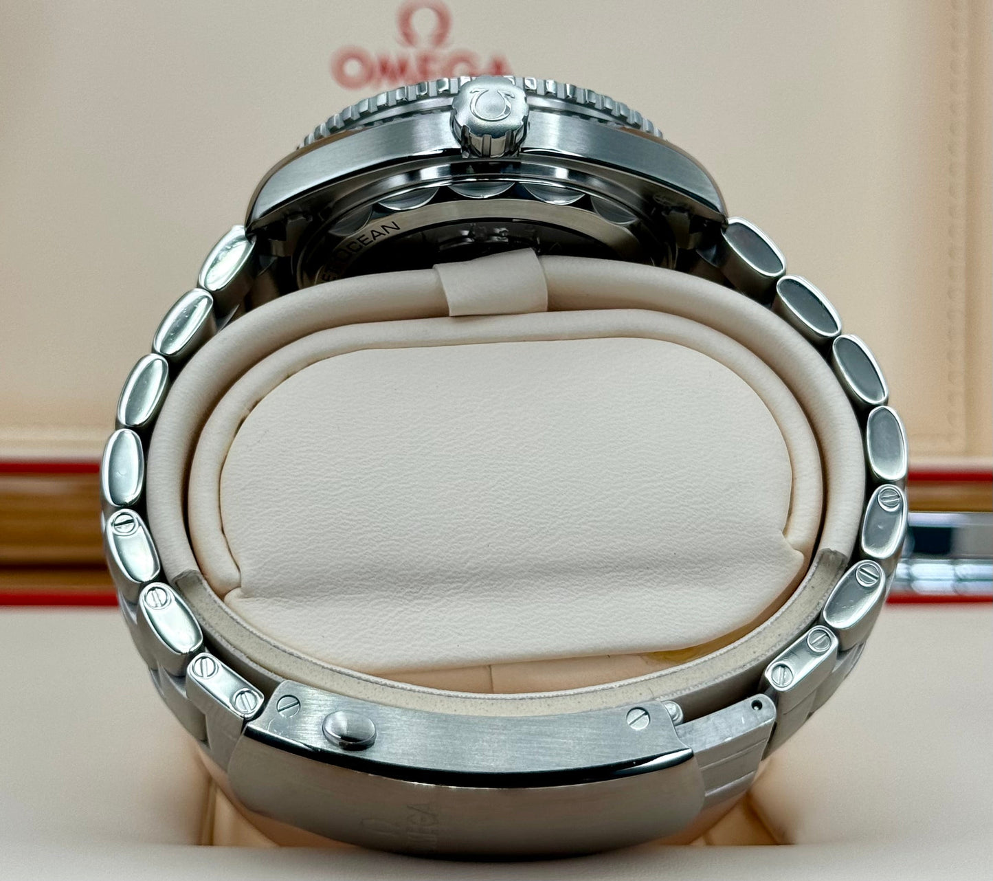 2019 Omega Seamaster Planet Ocean 43.5mm 215.30.44.21.03.001 Blue Dial - MyWatchLLC