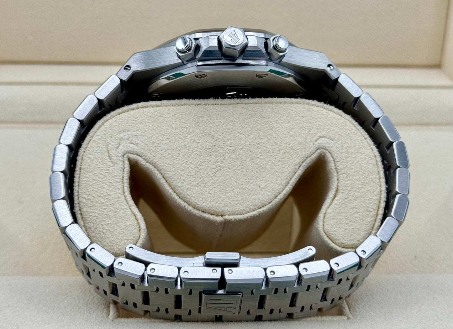 2016 Audemars Piguet Royal Oak Chronograph 41mm 26320ST White Dial - MyWatchLLC