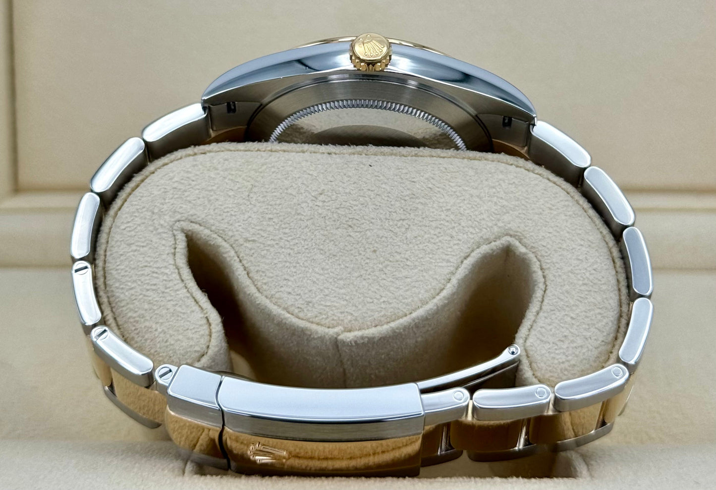 2023 Rolex Datejust 41mm 126303 Two-Tone Oyster Black Diamond Dial - MyWatchLLC