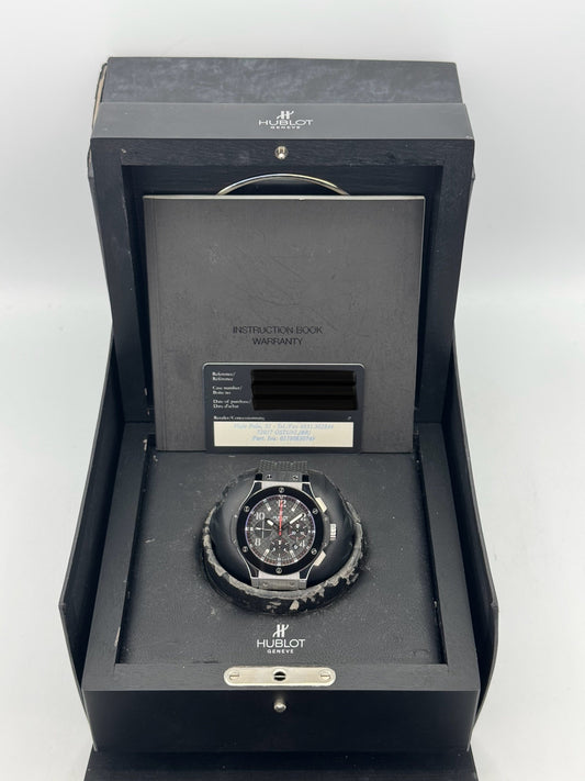 2010 Big Bang Chronograph Steele Ceramic 44mm Stainless Steel Black Dial - MyWatchLLC