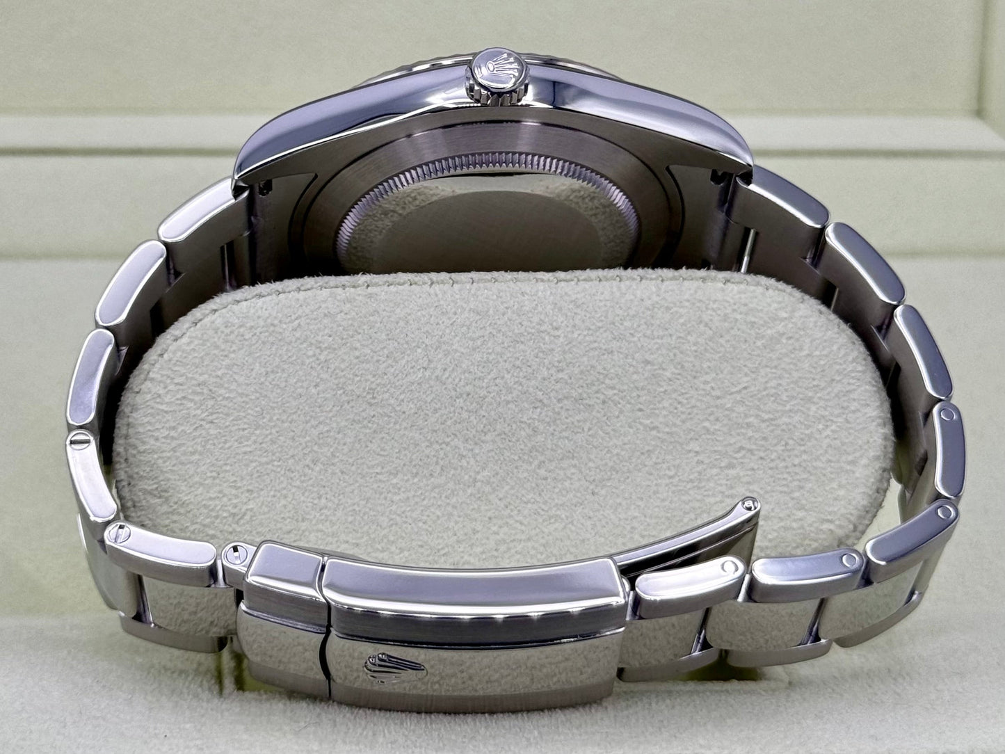 Rolex Datejust 41mm 116334 Stainless Steel Oyster White Dial - MyWatchLLC