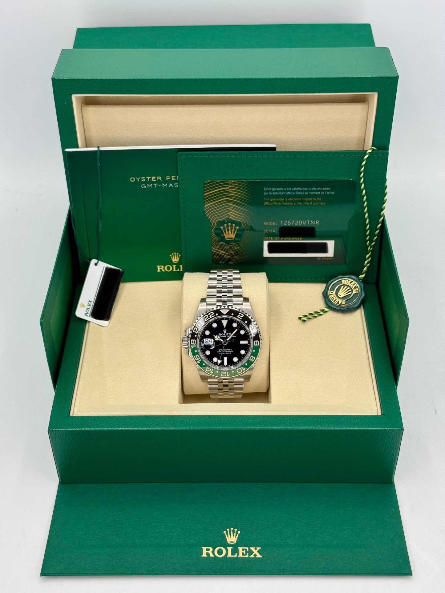 NEW 2025 Rolex GMT-Master II "Sprite" 40mm 126720VTNR Jubilee - MyWatchLLC