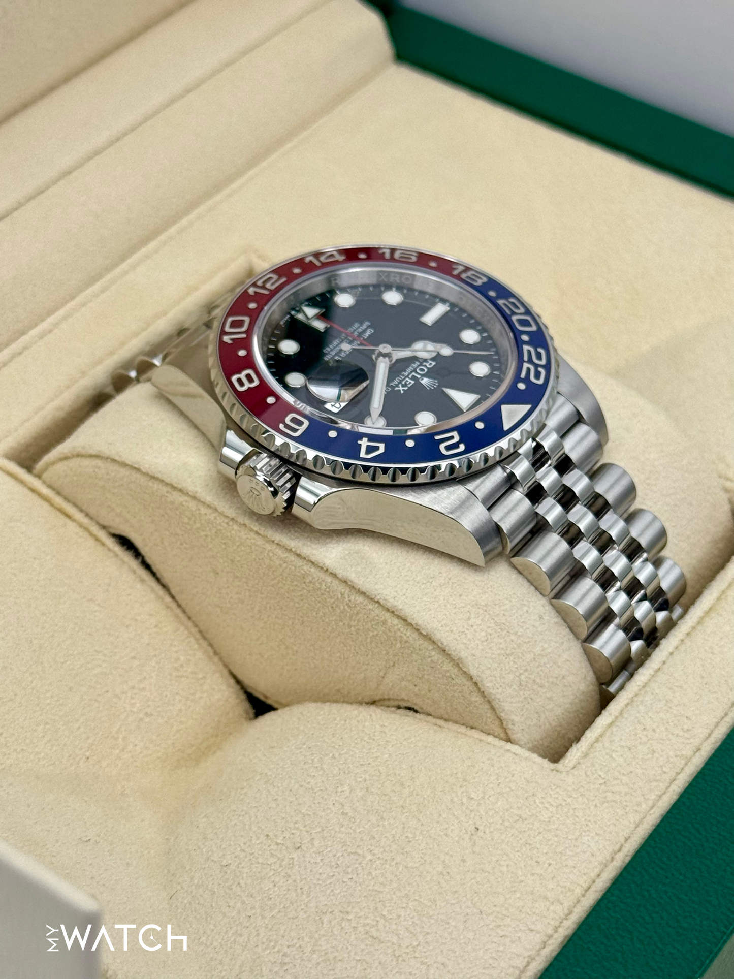 2021 Rolex GMT-Master II "Pepsi" 40mm 126710BLRO Jubilee - MyWatchLLC