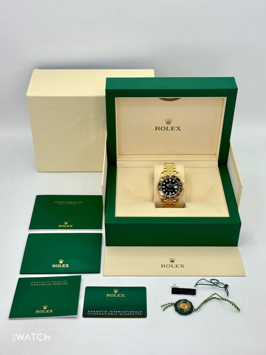 2024 Rolex GMT-Master II 40mm 126718GRNR Jubilee Black Dial - MyWatchLLC
