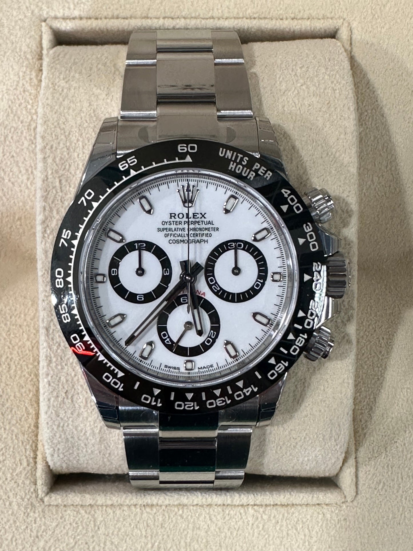 2023 Rolex Daytona 116500LN Stainless Steel White Panda Dial - MyWatchLLC