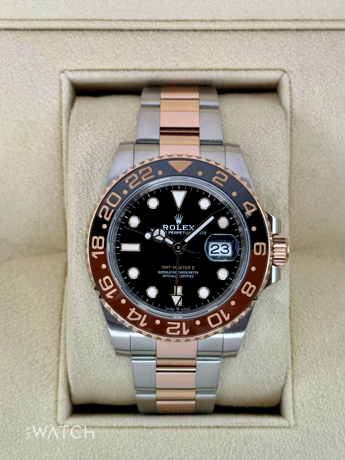 2022 Rolex GMT-Master II "Rootbeer" 40mm 126711CHNR Two-Tone - MyWatchLLC