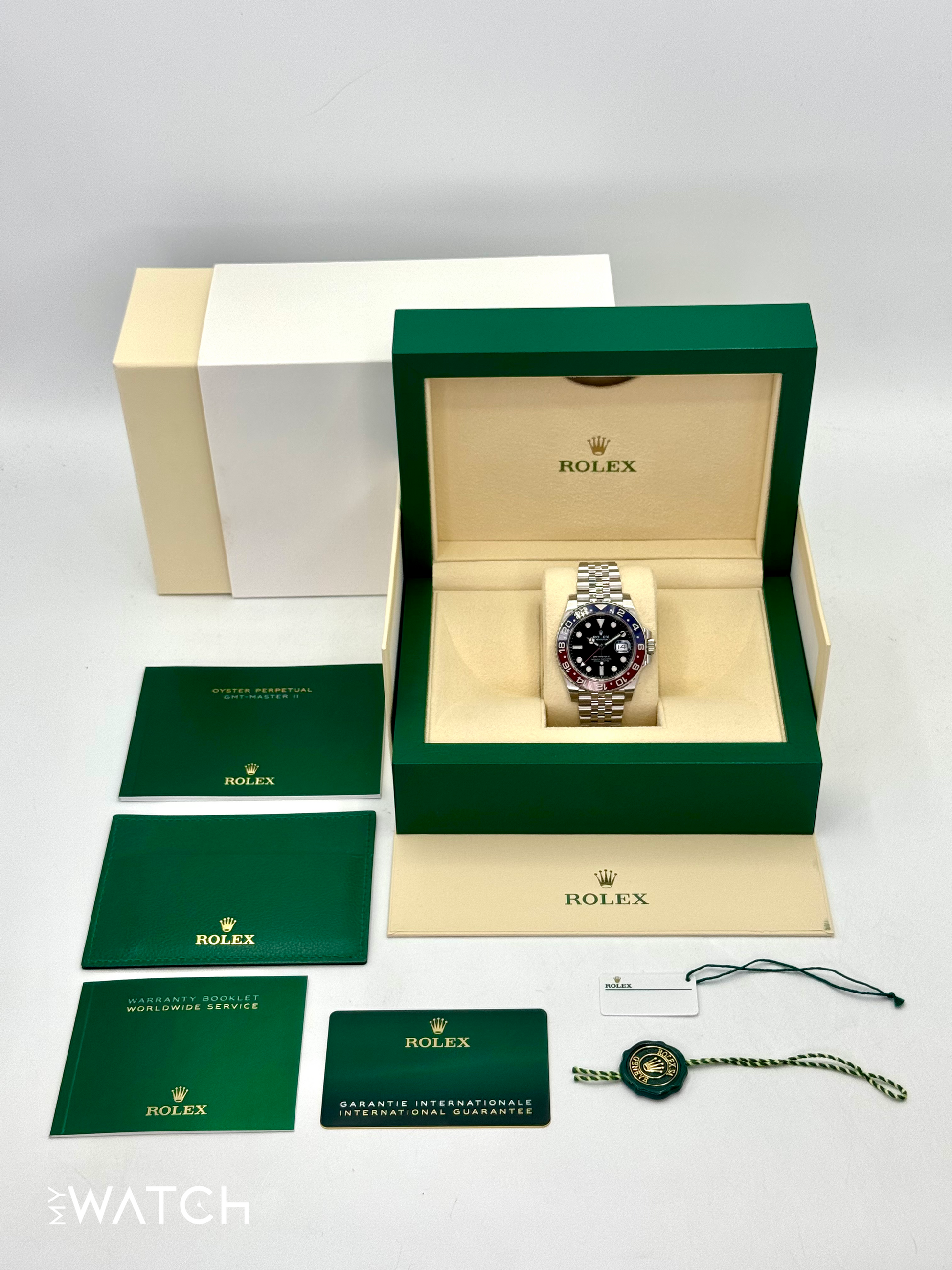 2023 Rolex GMT-Master II "Pepsi" 40mm 126710BLRO Jubilee - MyWatchLLC