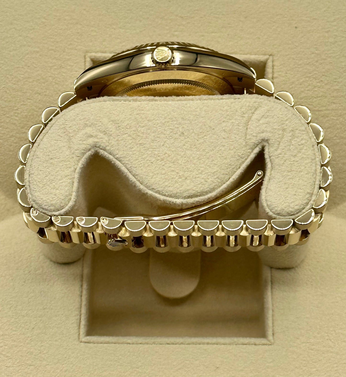 2019 Rolex Day-Date 40mm 228238 YG Champagne Roman Numeral Dial - MyWatchLLC