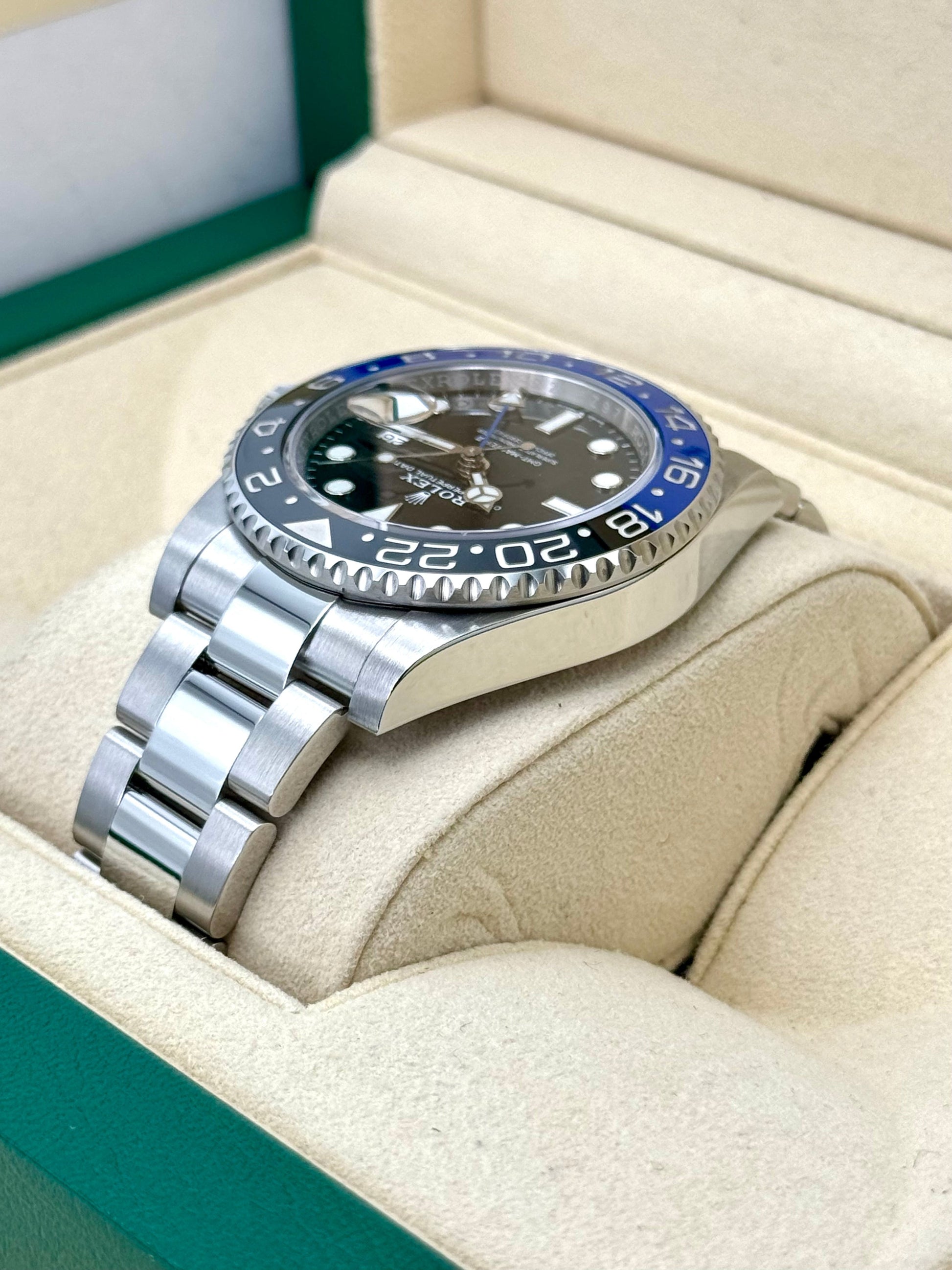 2020 Rolex GMT-Master II "Batman" 40mm 126710BLNR Oyster - MyWatchLLC