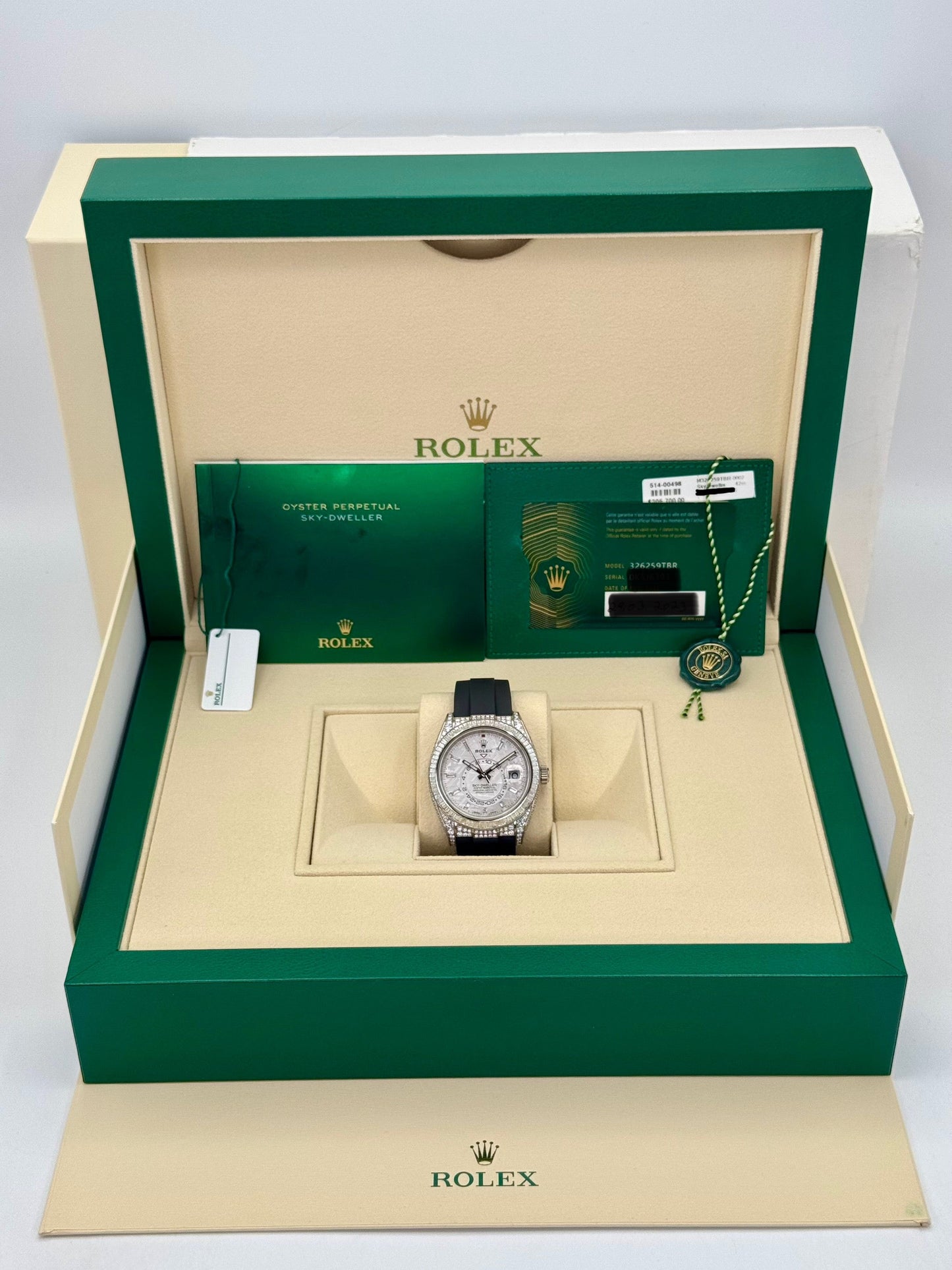 NEW 2023 Rolex Sky-Dweller Meteorite Diamond Watch 326259TBR - MyWatchLLC
