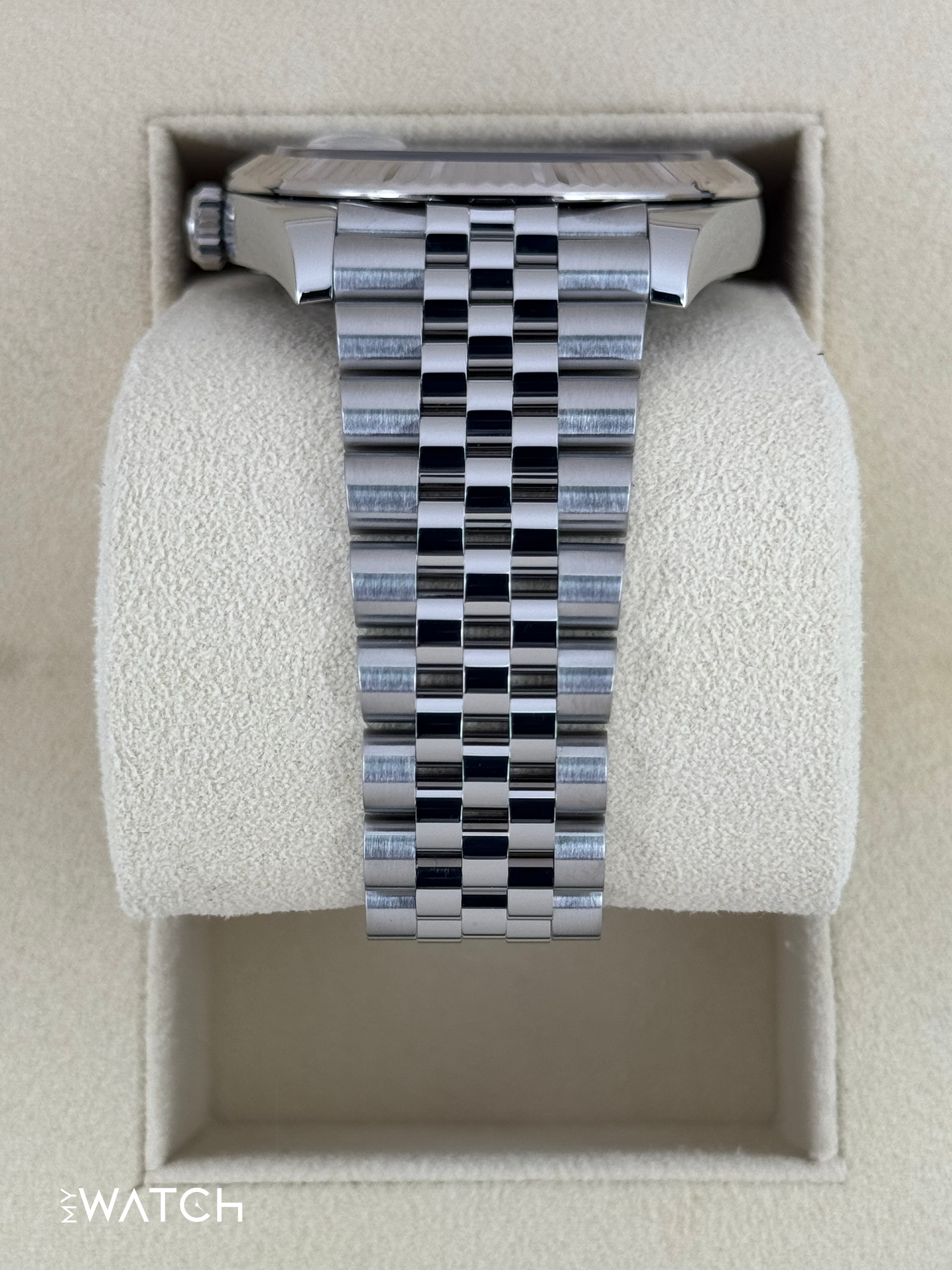 2021 Rolex Datejust 41mm 126334 Stainless Steel Jubilee White Dial - MyWatchLLC