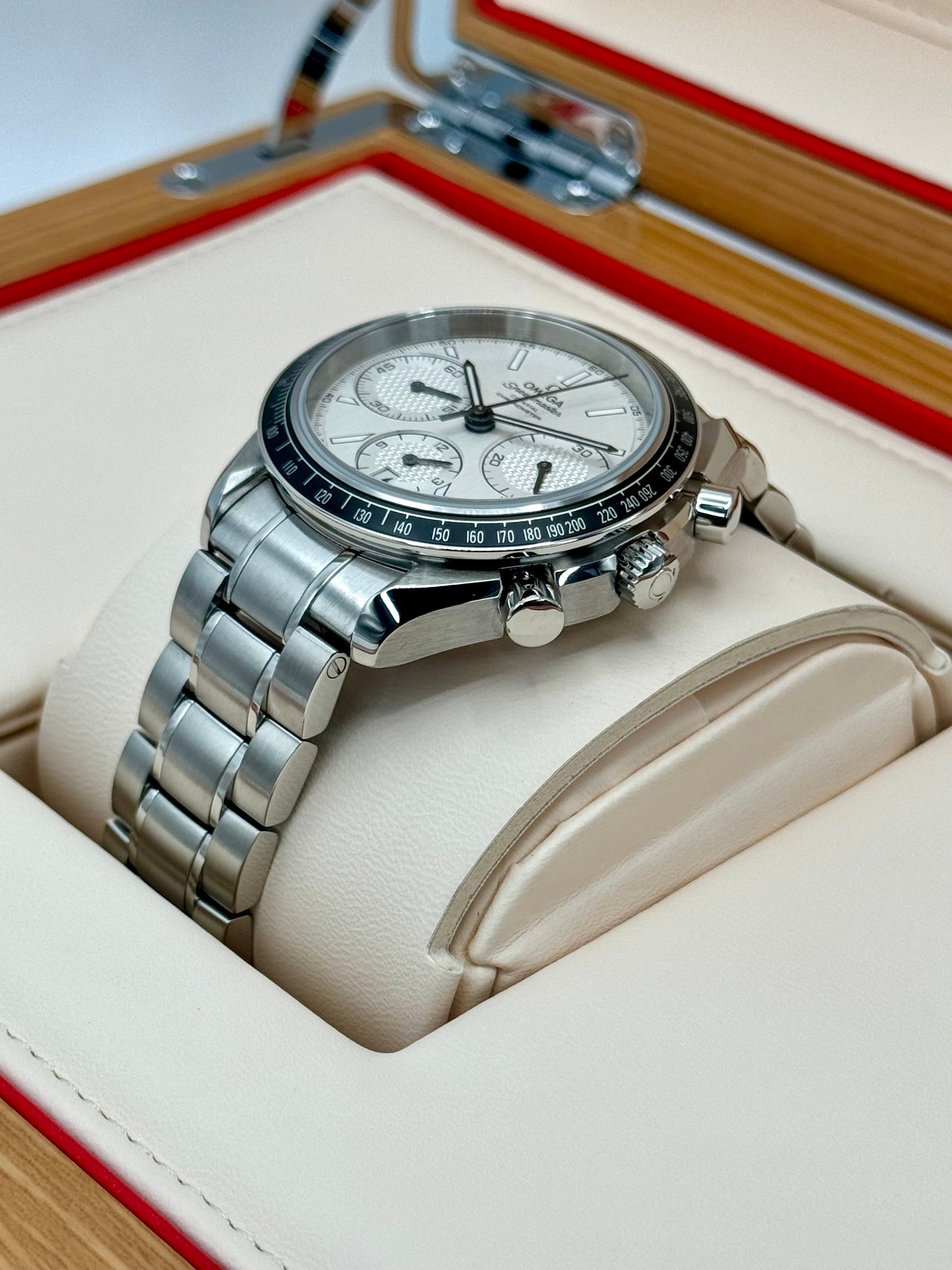 2020 Omega Speeedmaster Racing 40mm 326.30.40.5002.001 White Dial - MyWatchLLC