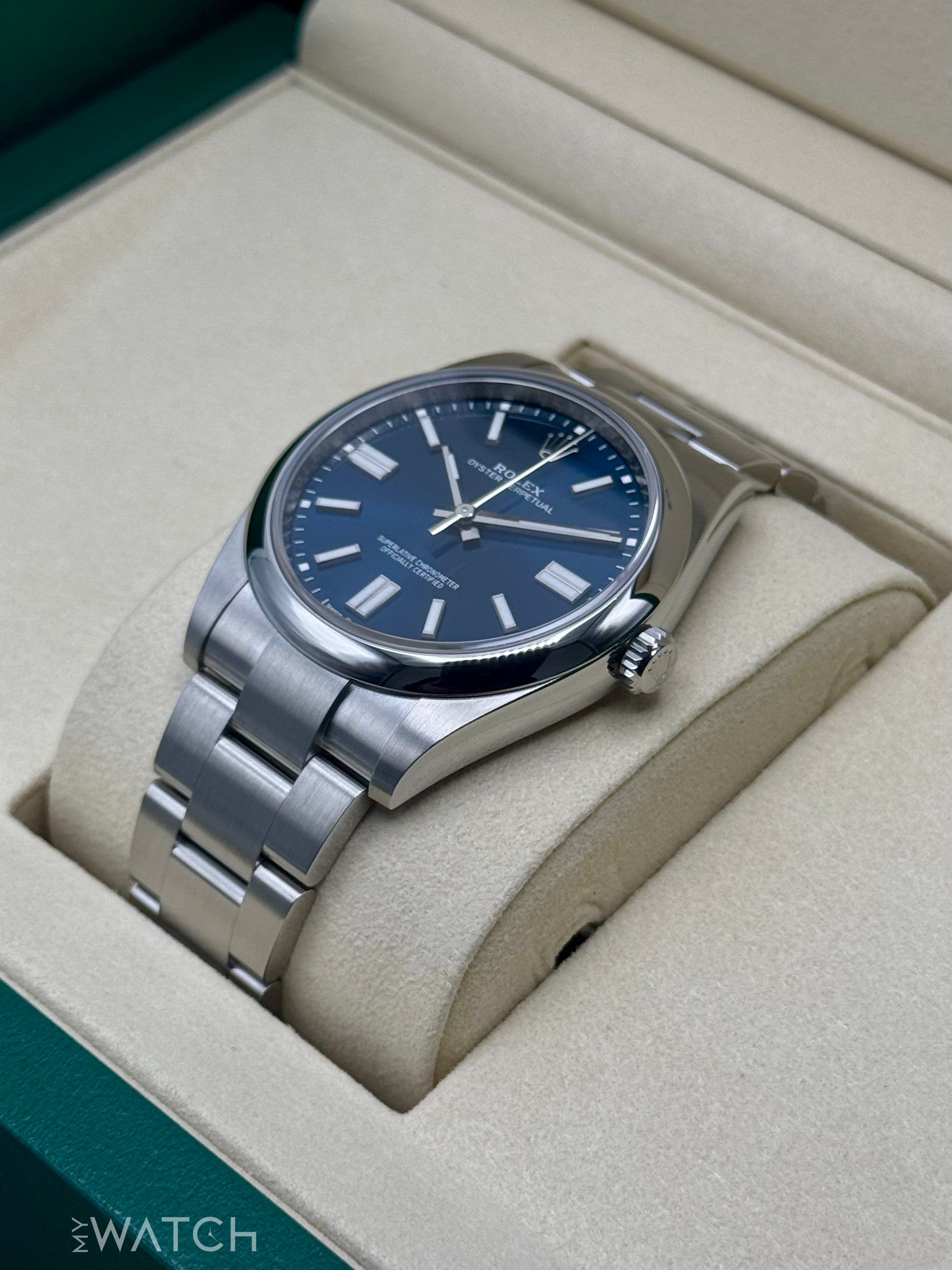 NEW 2025 Rolex Oyster Perpetual 41mm 124300 Blue Dial - MyWatchLLC