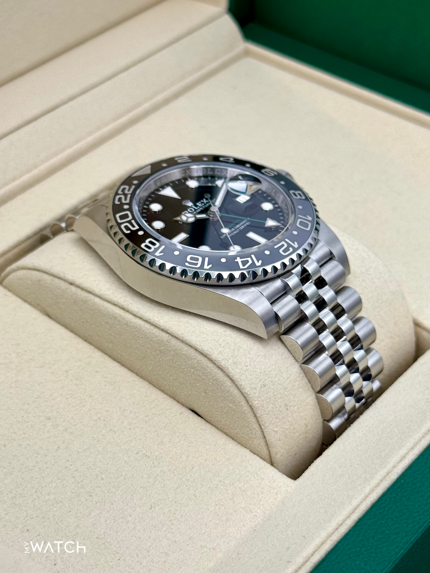 NEW 2025 Rolex GMT-Master II "Bruce Wayne" 40mm 126710GRNR Jubilee (STICKERED) - MyWatchLLC