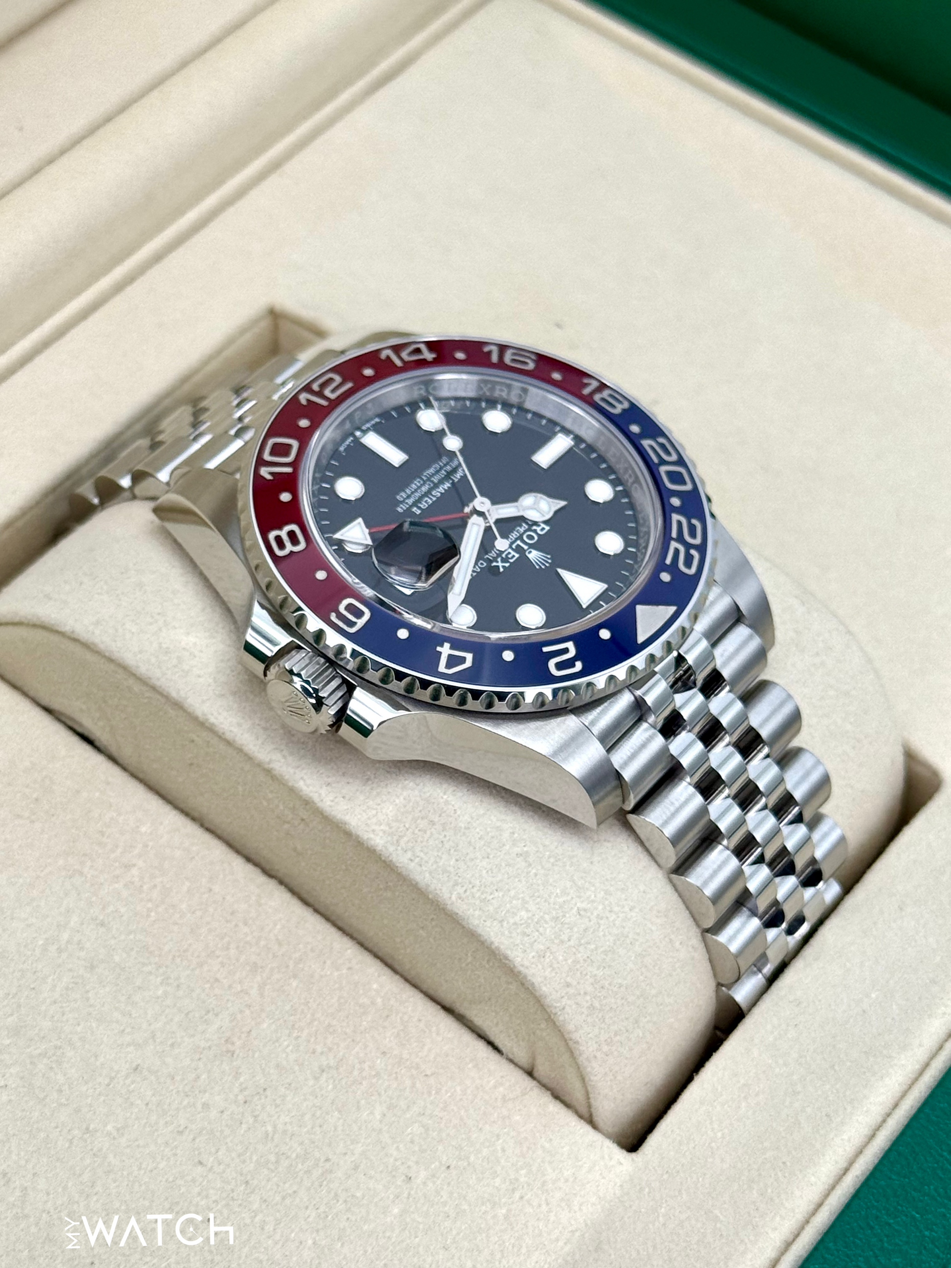 NEW 2025 Rolex GMT-Master II "Pepsi" 40mm 126710BLRO Jubilee - MyWatchLLC