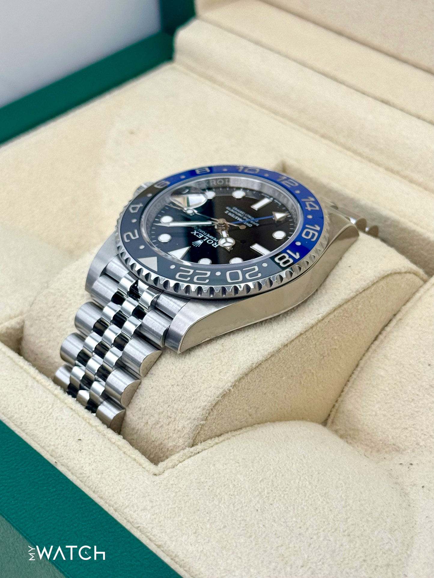 2022 Rolex GMT-Master II "Batgirl" 40mm 126710BLNR Jubilee - MyWatchLLC