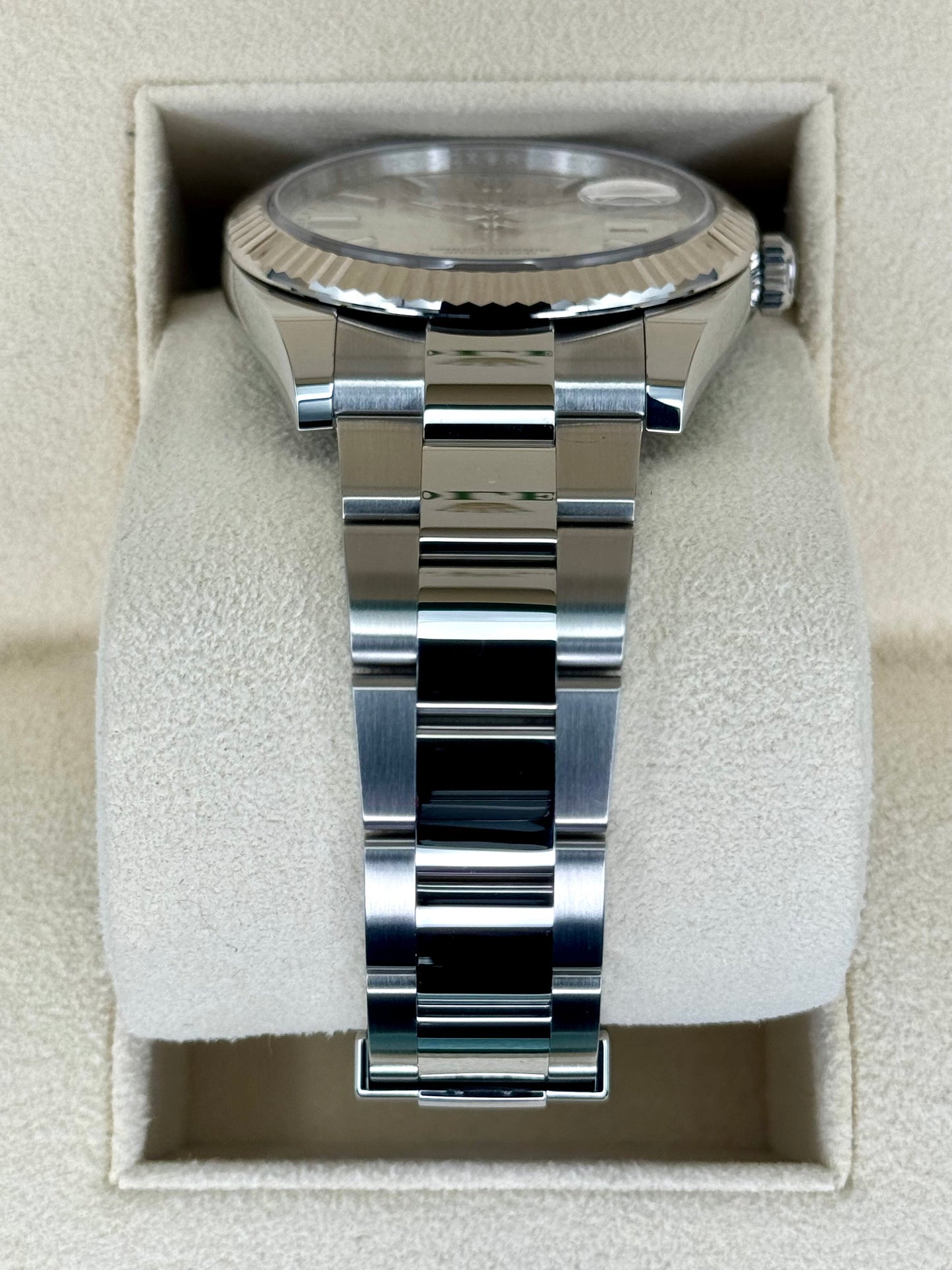 NEW 2024 Rolex Datejust 41mm 126334 Stainless Steel Oyster Silver Dial - MyWatchLLC