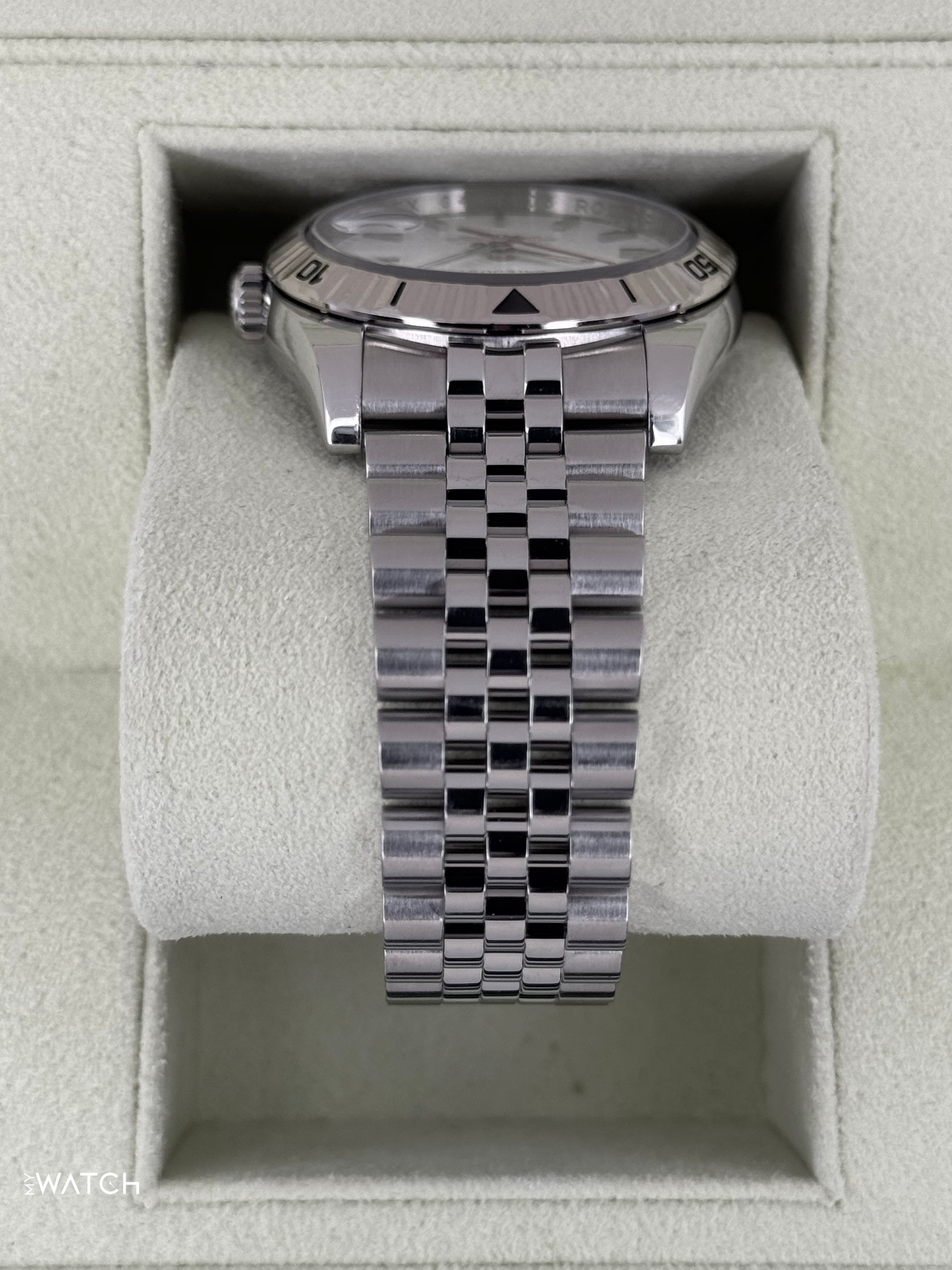 2014 Rolex Datejust Turn-O-Graph 36mm 116264 Jubilee White Dial - MyWatchLLC