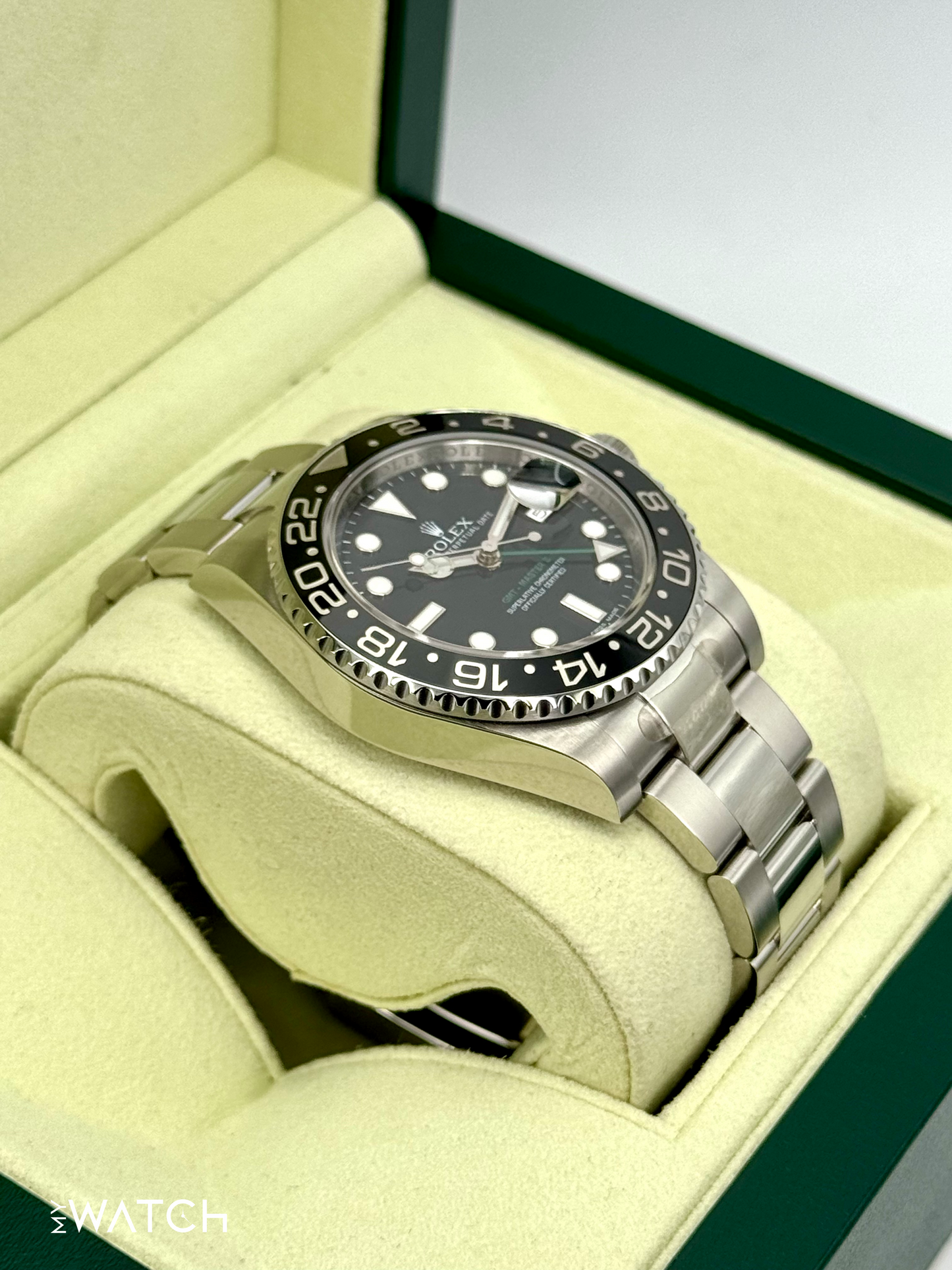 2012 Rolex GMT-Master II 40mm 116710LN Stainless Steel Black Dial - MyWatchLLC