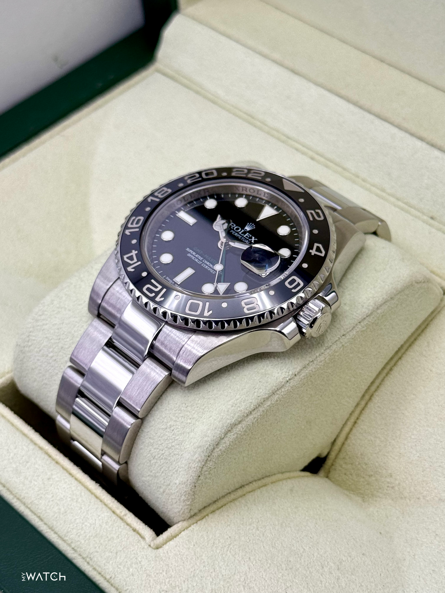 2011 Rolex GMT-Master II 40mm 116710LN Stainless Steel Black Dial - MyWatchLLC
