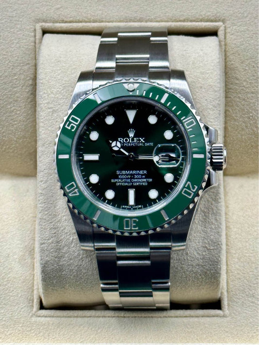 2014 Rolex Submariner "Hulk" 116610LV Stainless Steel Oyster - MyWatchLLC