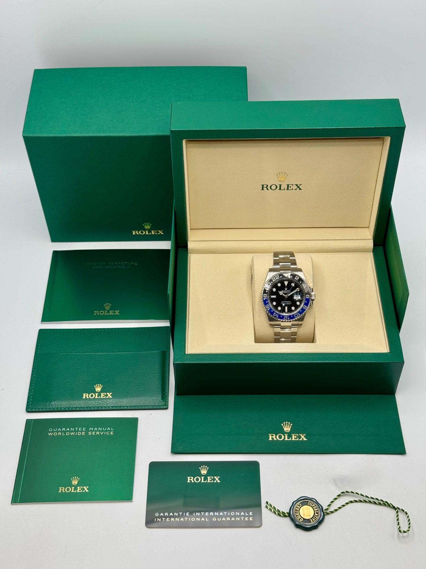 NEW 2025 Rolex GMT-Master II "Batman" 40mm 126710BLNR Oyster