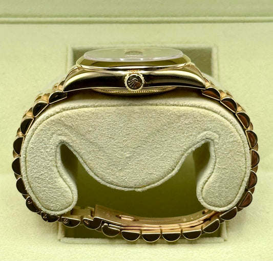 2000 Rolex Day-Date 36mm 118208 Presidential Champagne Wave Dial - MyWatchLLC