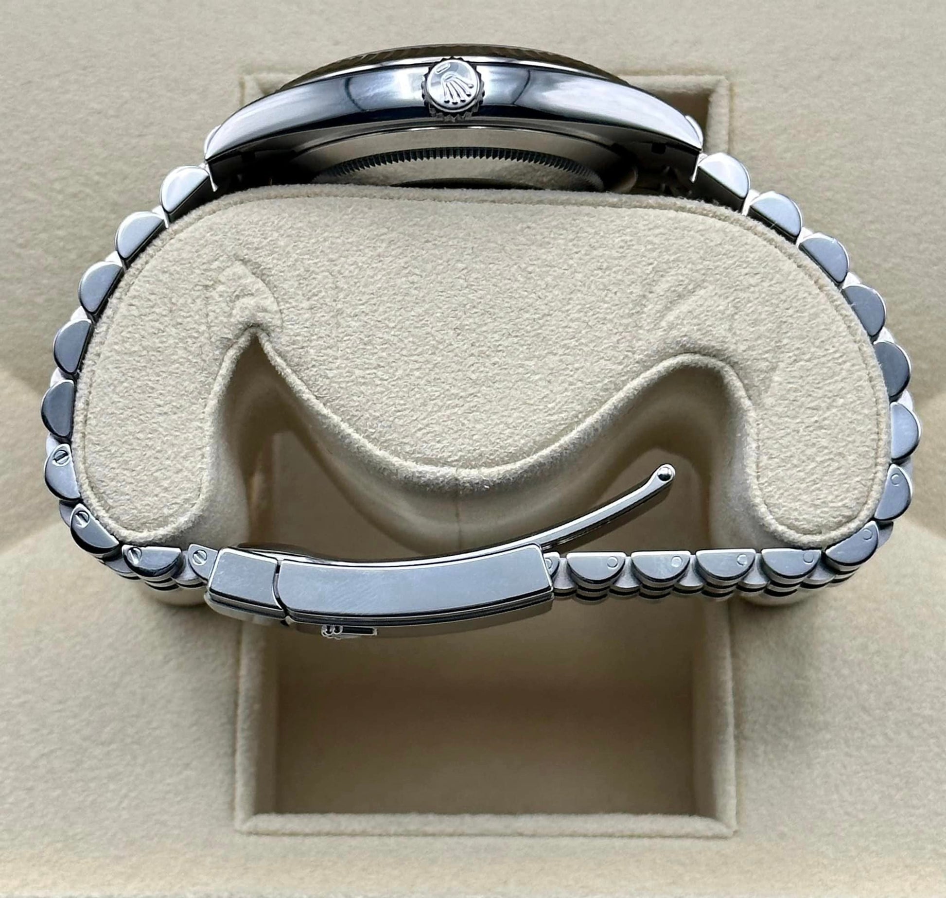 2019 Rolex Datejust 41mm 126334 Stainless Steel Black Diamond Dial Jubilee - MyWatchLLC