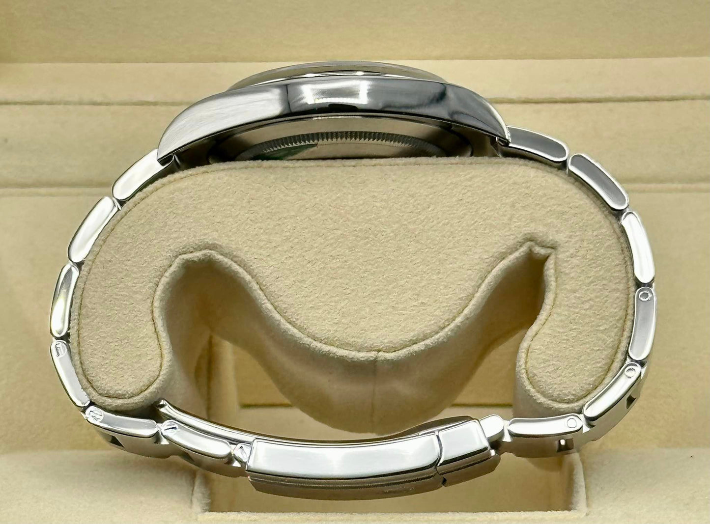 2017 Oyster Perpetual 39mm 114300 Stainless Steel Grey Stick Dial - MyWatchLLC