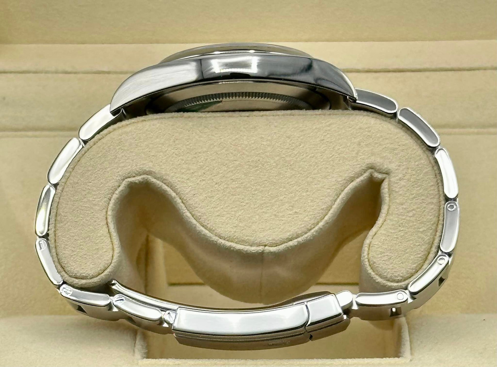 2017 Oyster Perpetual 39mm 114300 Stainless Steel Grey Stick Dial - MyWatchLLC