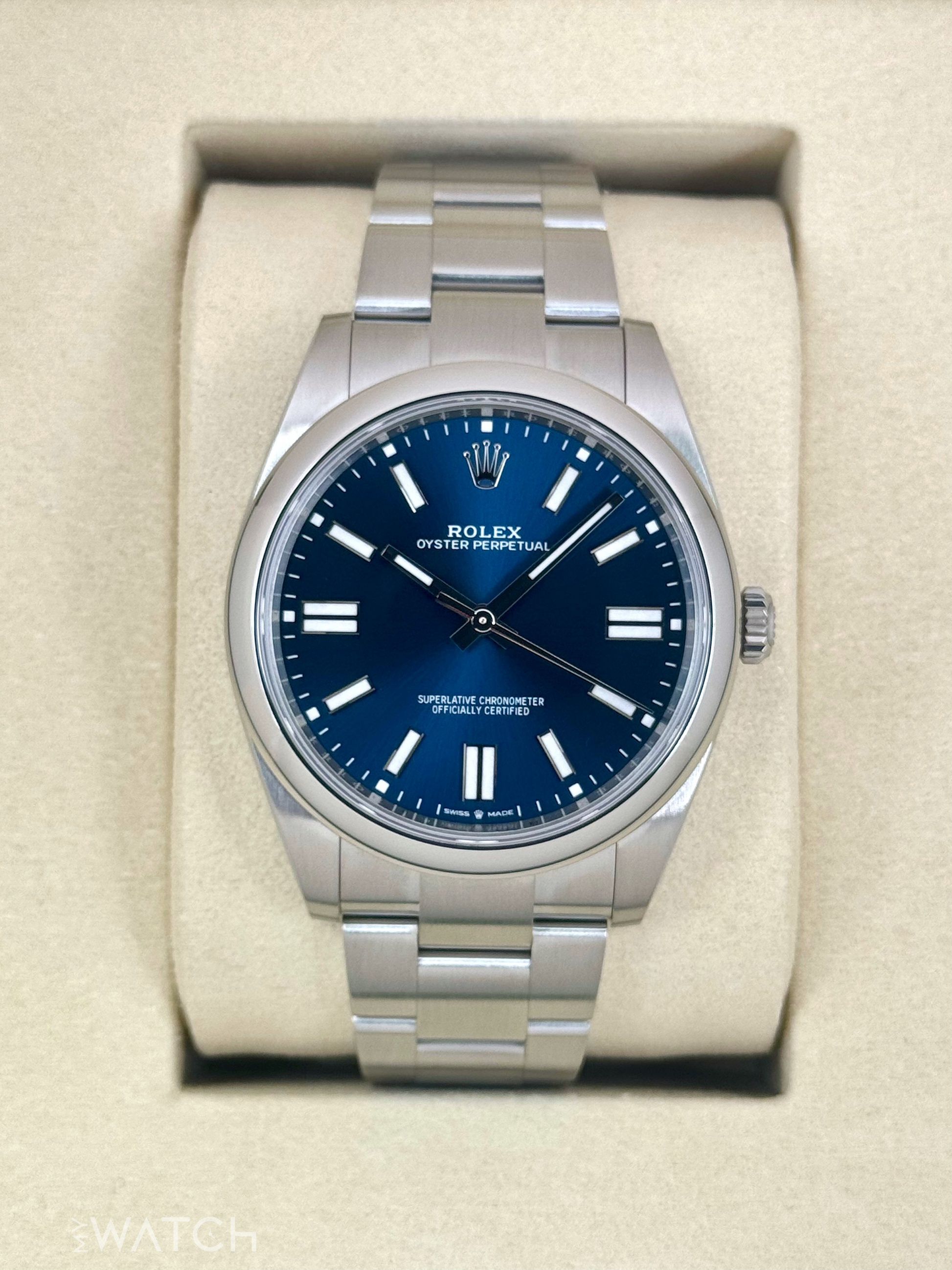 NEW 2025 Rolex Oyster Perpetual 41mm 124300 Blue Dial - MyWatchLLC