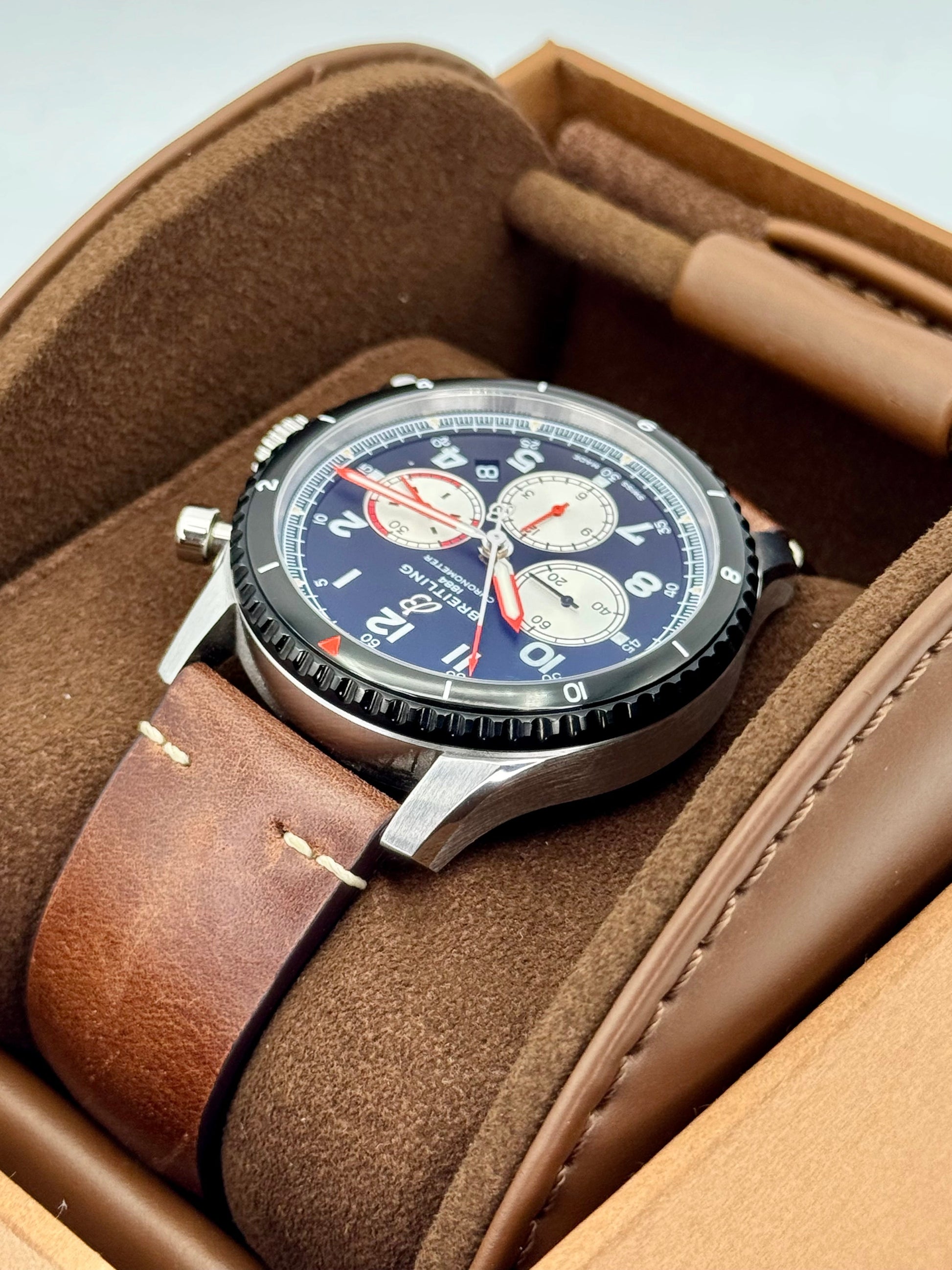 Breitling Aviator 8 B1 Chrono 43mm AB01194 Stainless Steel Black Dial - MyWatchLLC