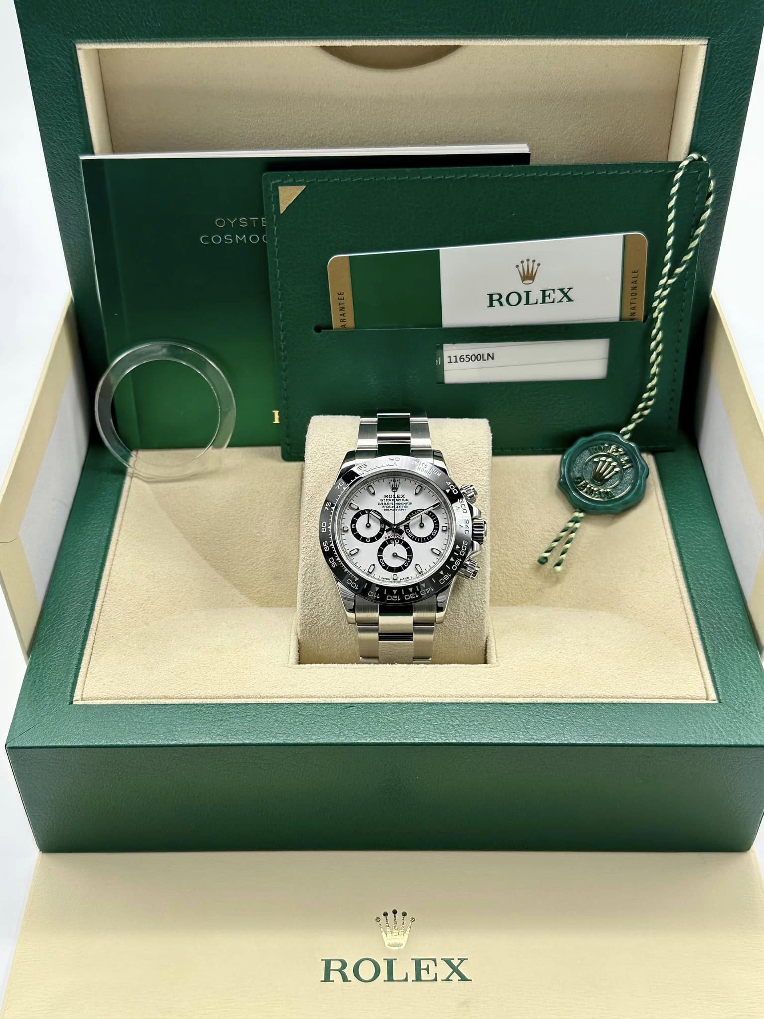 2016 Rolex Daytona 116500LN Stainless Steel White Panda Dial - MyWatchLLC
