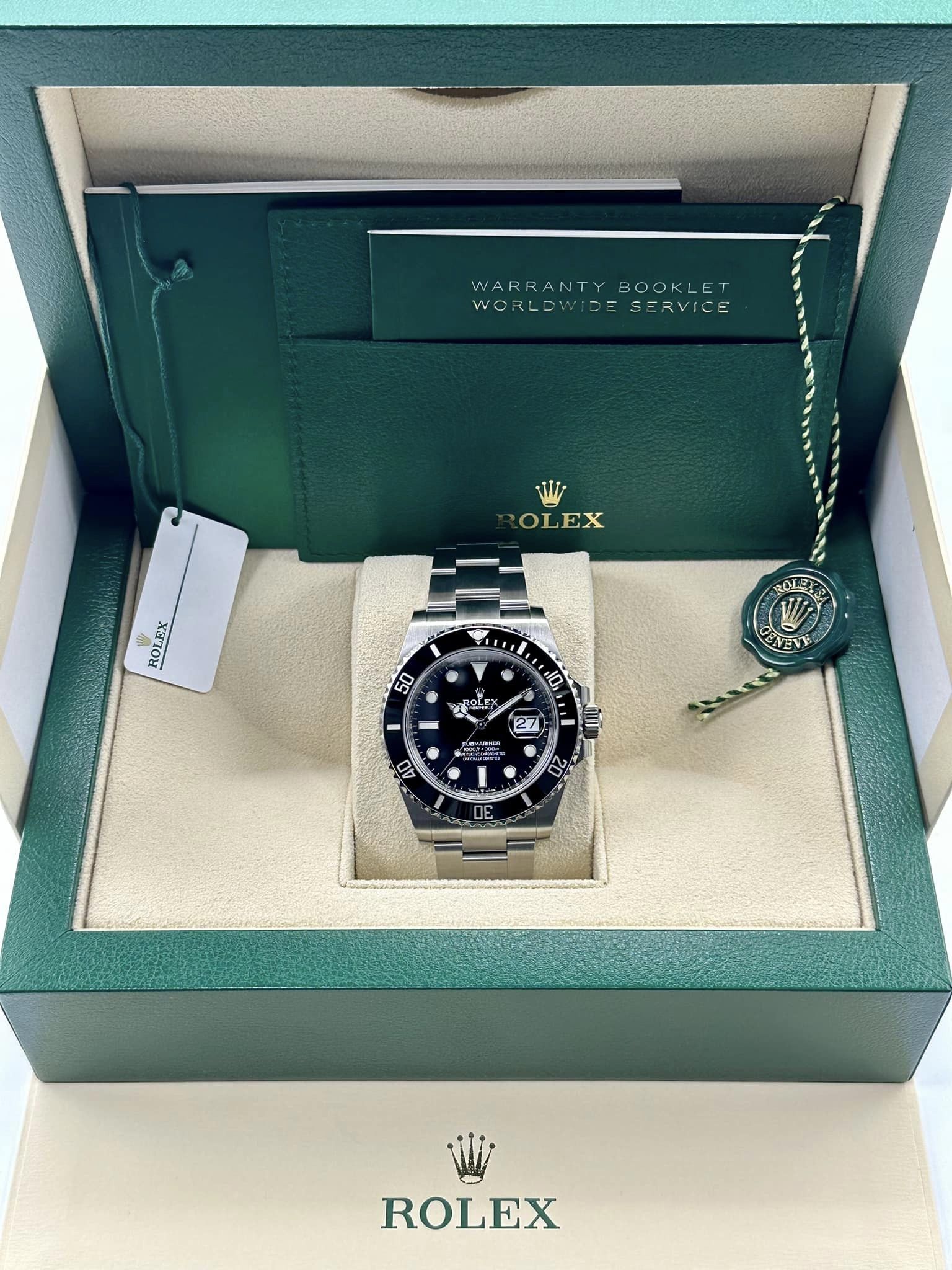 NEW 2023 Rolex Submariner Stainless Steel Black Dial Oyster - MyWatchLLC