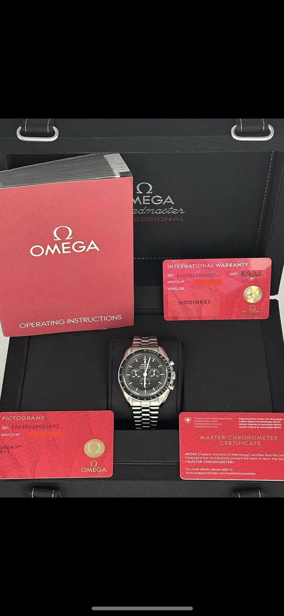 2022 Omega 42mm 310.30.42.50.01.002 Speedmaster Moonwatch Pro - MyWatchLLC