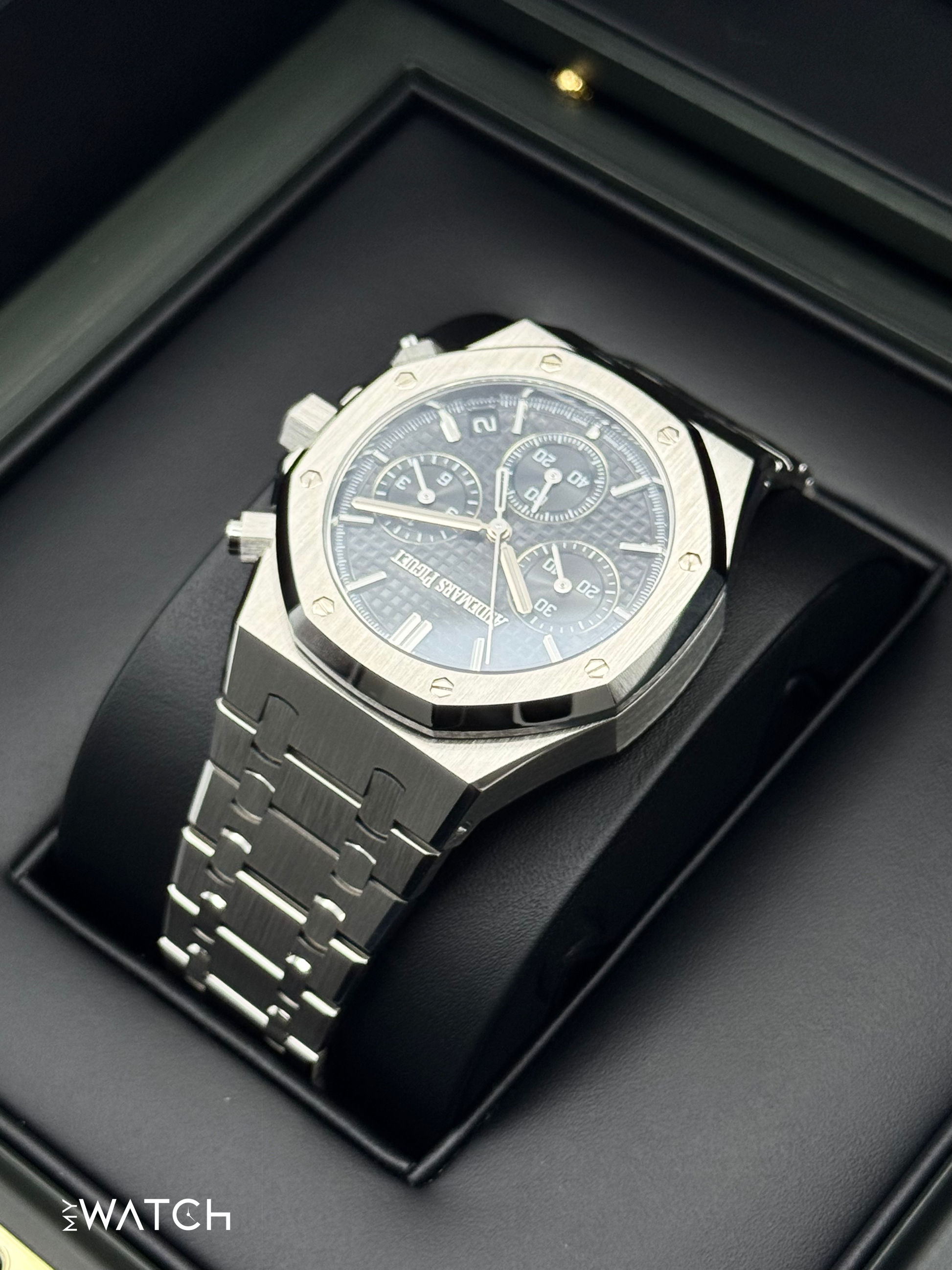 2023 Audemars Piguet Royal Oak Chronograph 41mm 26240ST Black Dial - MyWatchLLC