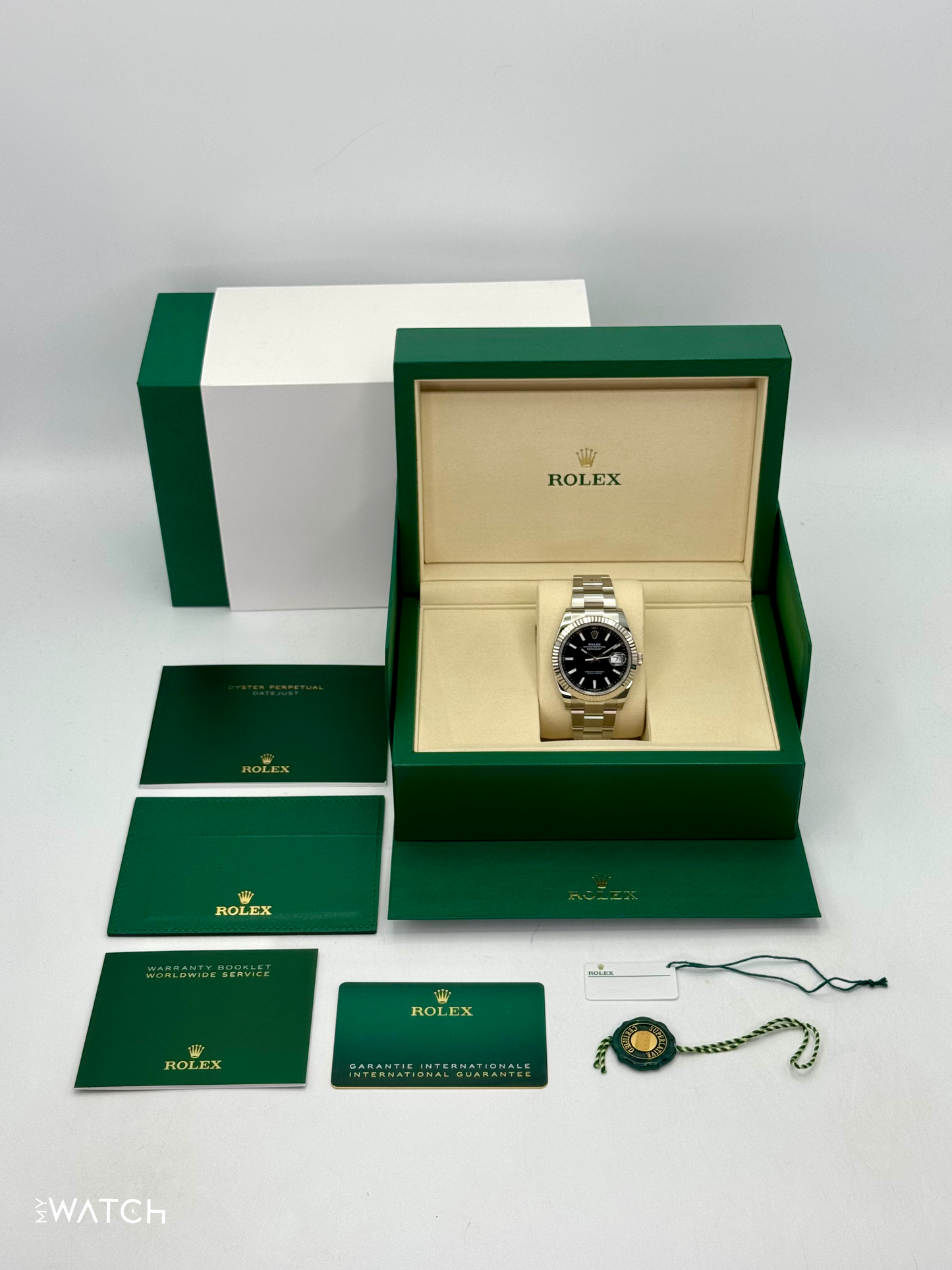 NEW 2025 Rolex Datejust 41mm 126334 Oyster Black Dial - MyWatchLLC