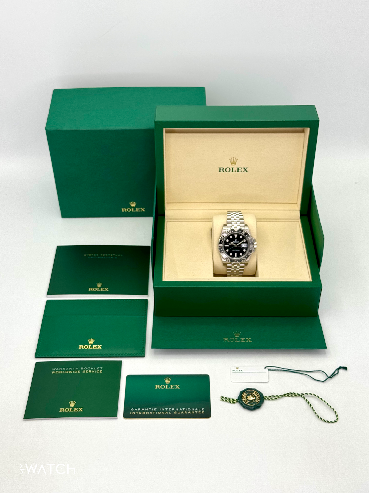 NEW 2025 Rolex GMT-Master II "Bruce Wayne" 40mm 126710GRNR Jubilee (STICKERED) - MyWatchLLC