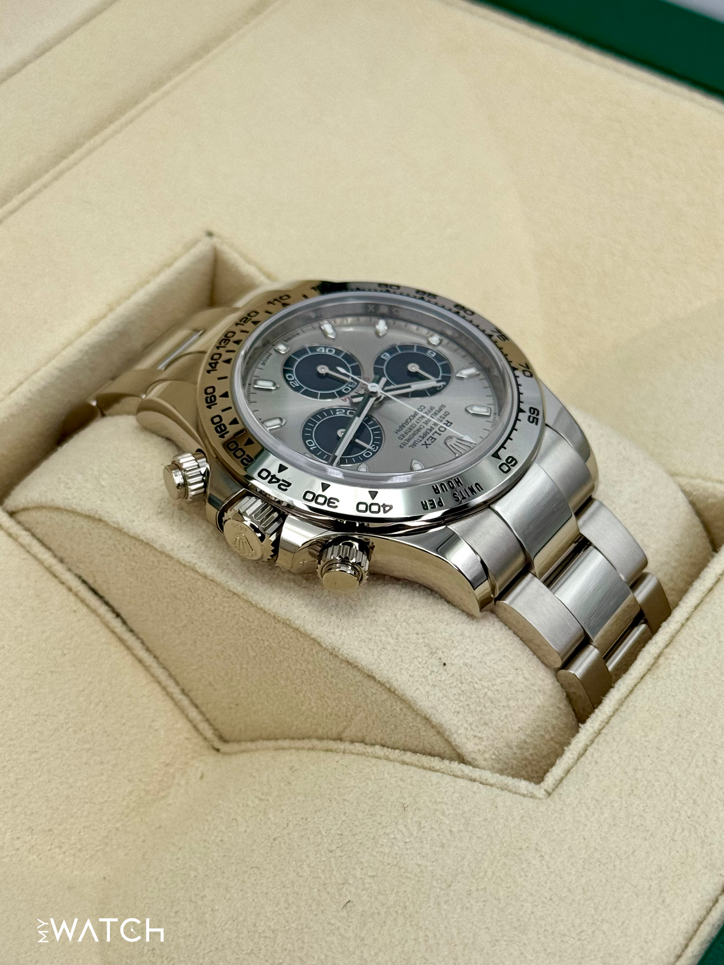2020 Rolex Daytona "Ghost" 40mm 116509 White Gold Silver Dial - MyWatchLLC