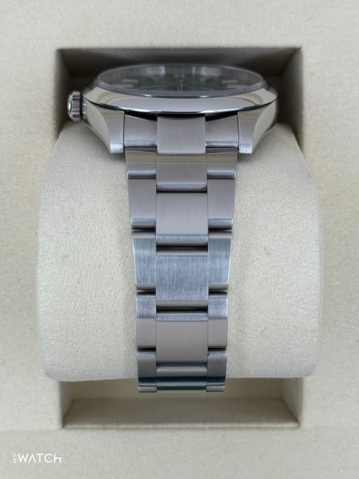 NEW 2025 Rolex Oyster Perpetual 41mm 124300 Green Dial - MyWatchLLC