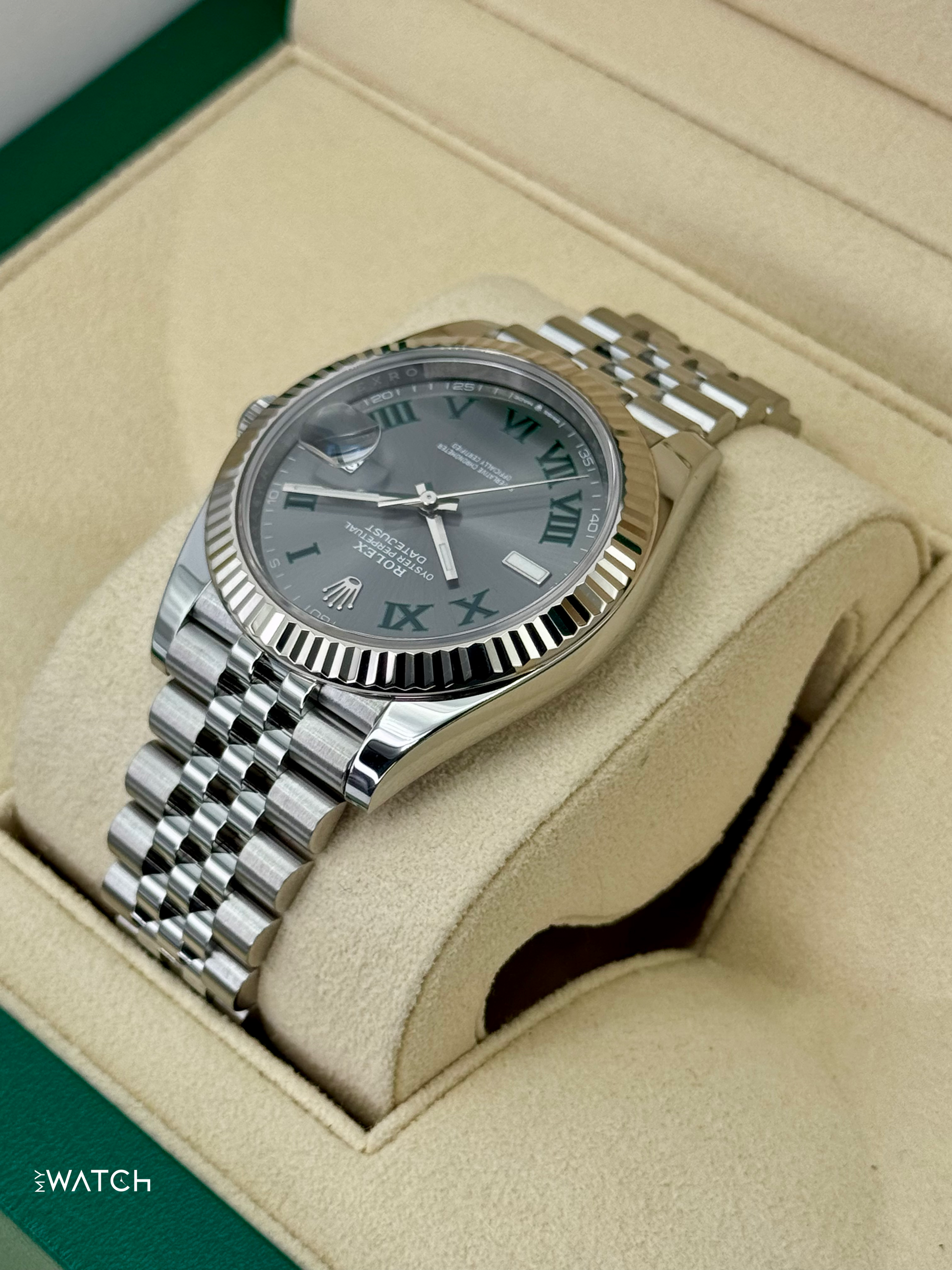2023 Rolex Datejust 41mm 126334 Jubilee Wimbledon Dial - MyWatchLLC
