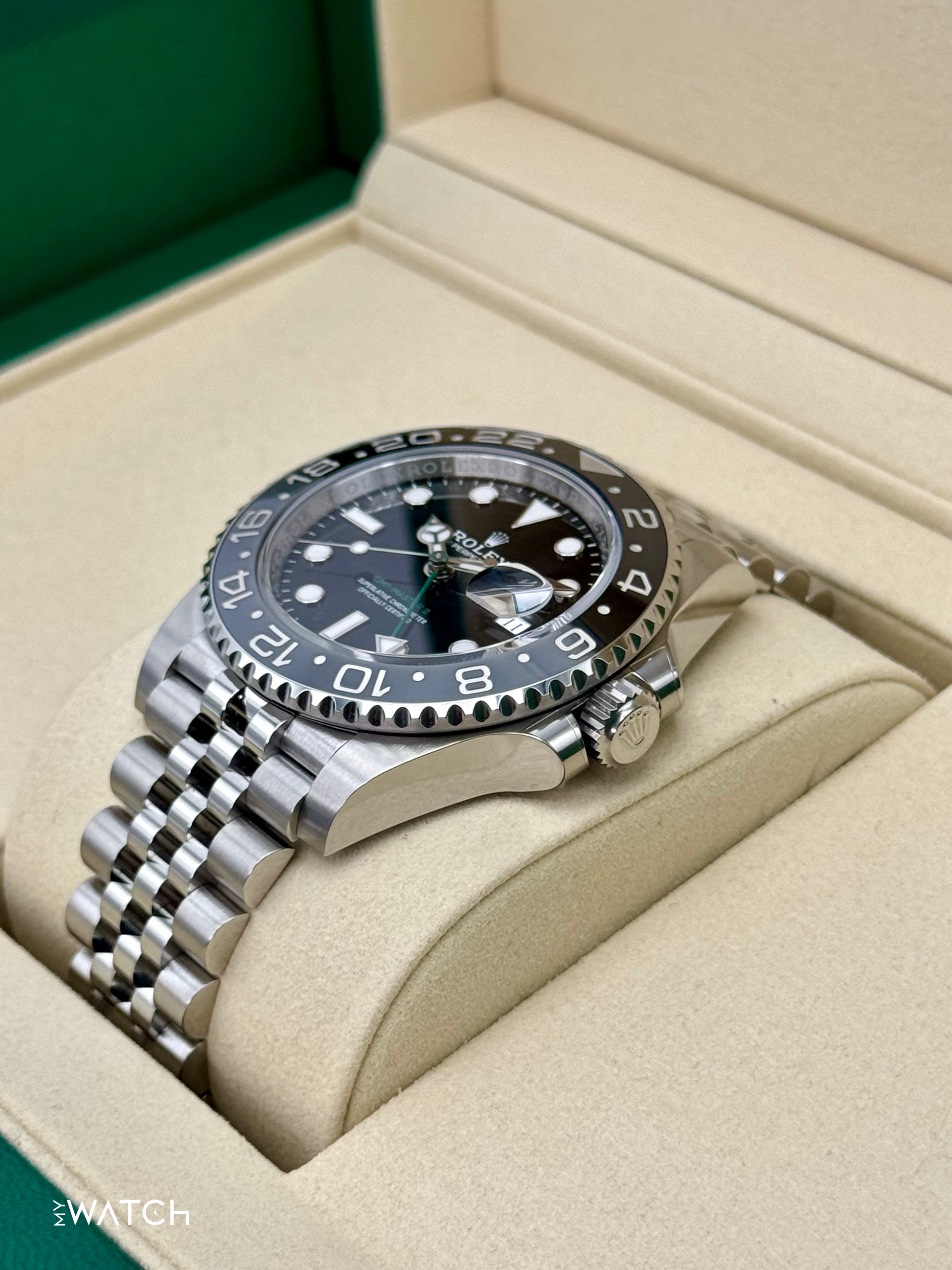 NEW 2025 Rolex GMT-Master II "Bruce Wayne" 40mm 126710GRNR Jubilee (STICKERED) - MyWatchLLC