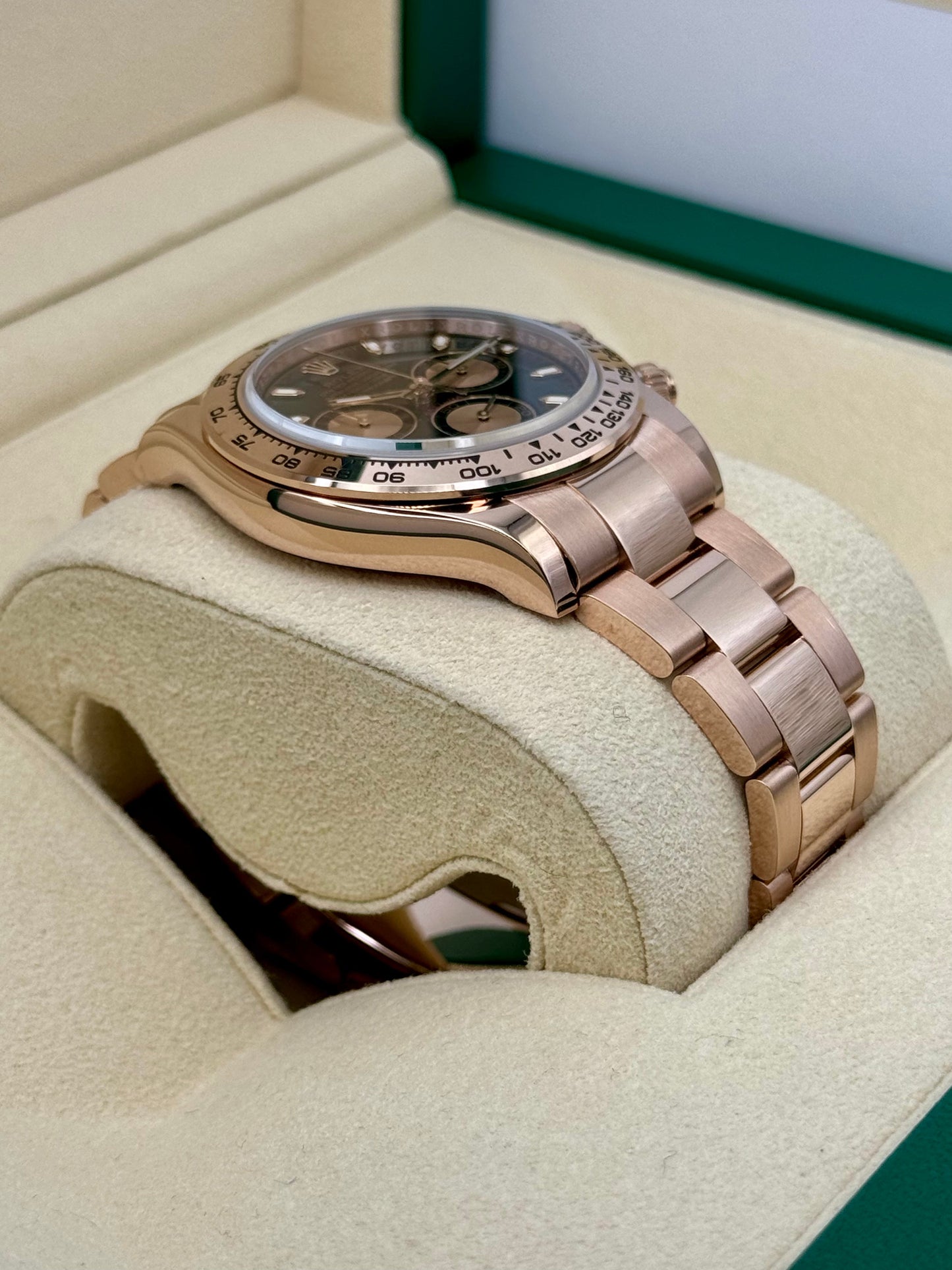 2020 Rolex Daytona Rose Gold 116505 Black and Sundust Dial - MyWatchLLC