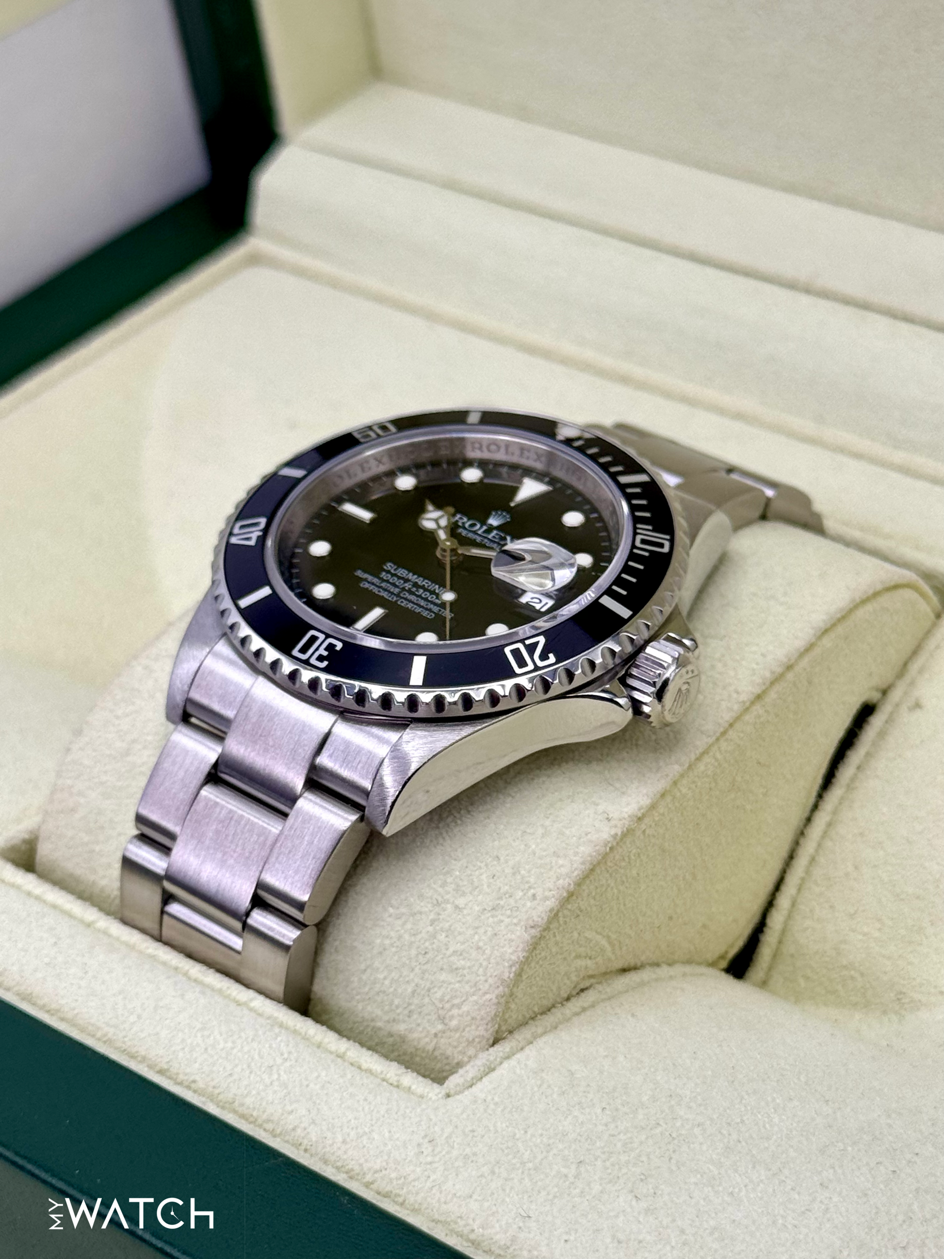 2009 Rolex Submariner Date 40mm 16610 Stainless Steel Black Dial - MyWatchLLC