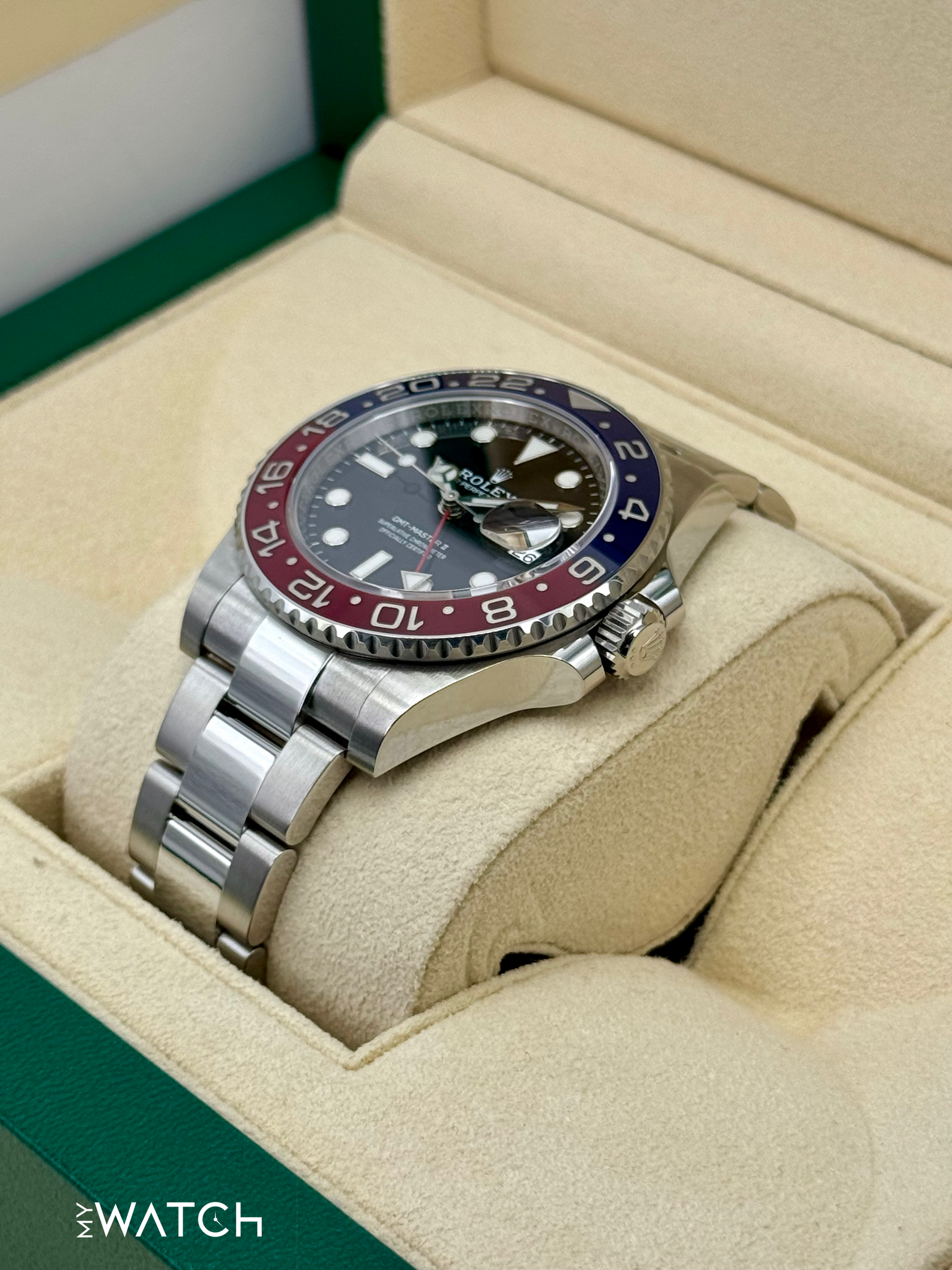 2021 Rolex GMT-Master II "Pepsi" 40mm 126710BLRO Oyster - MyWatchLLC